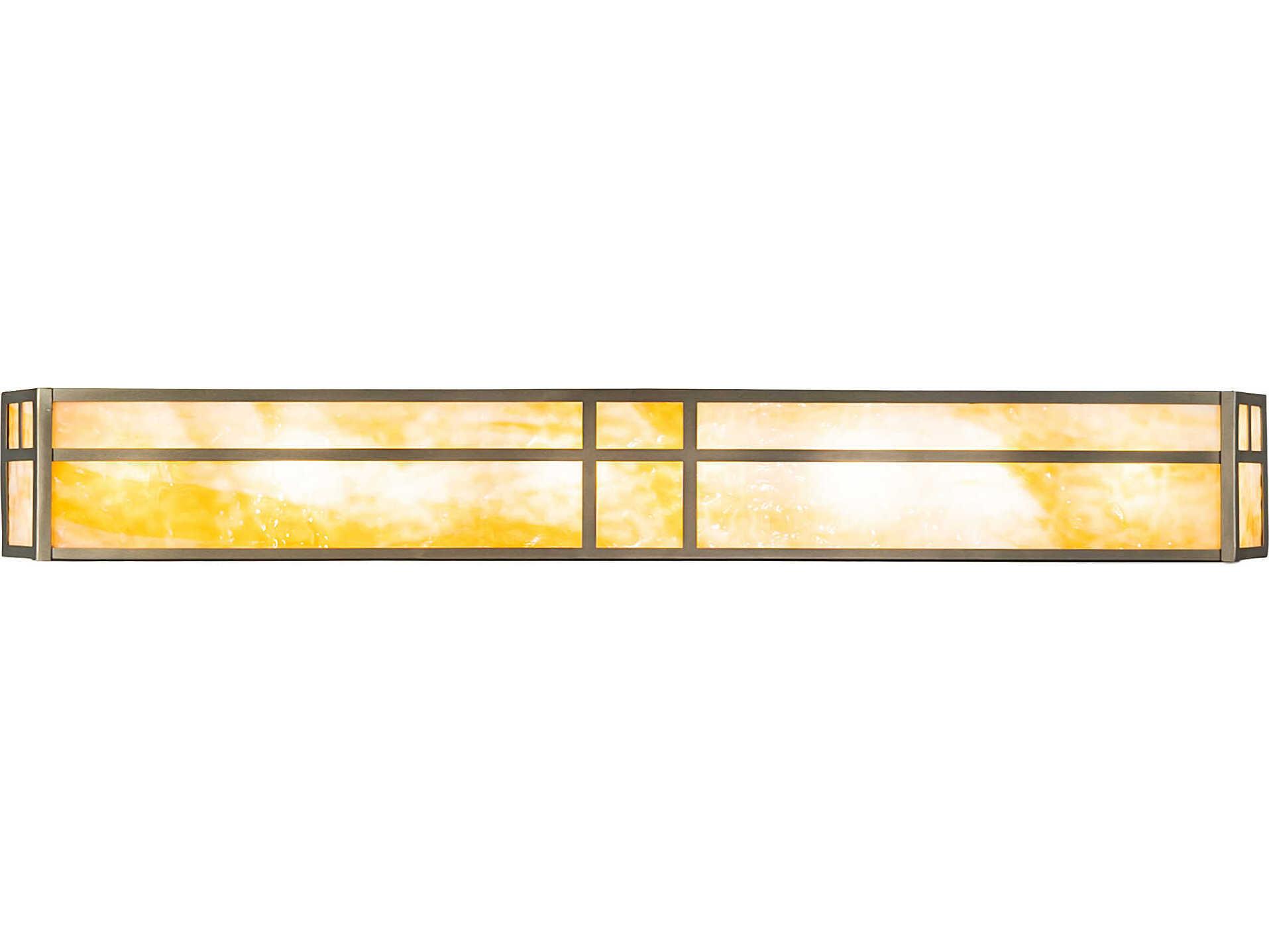 Meyda Hyde Park 8-Light Champagne Vanity Light