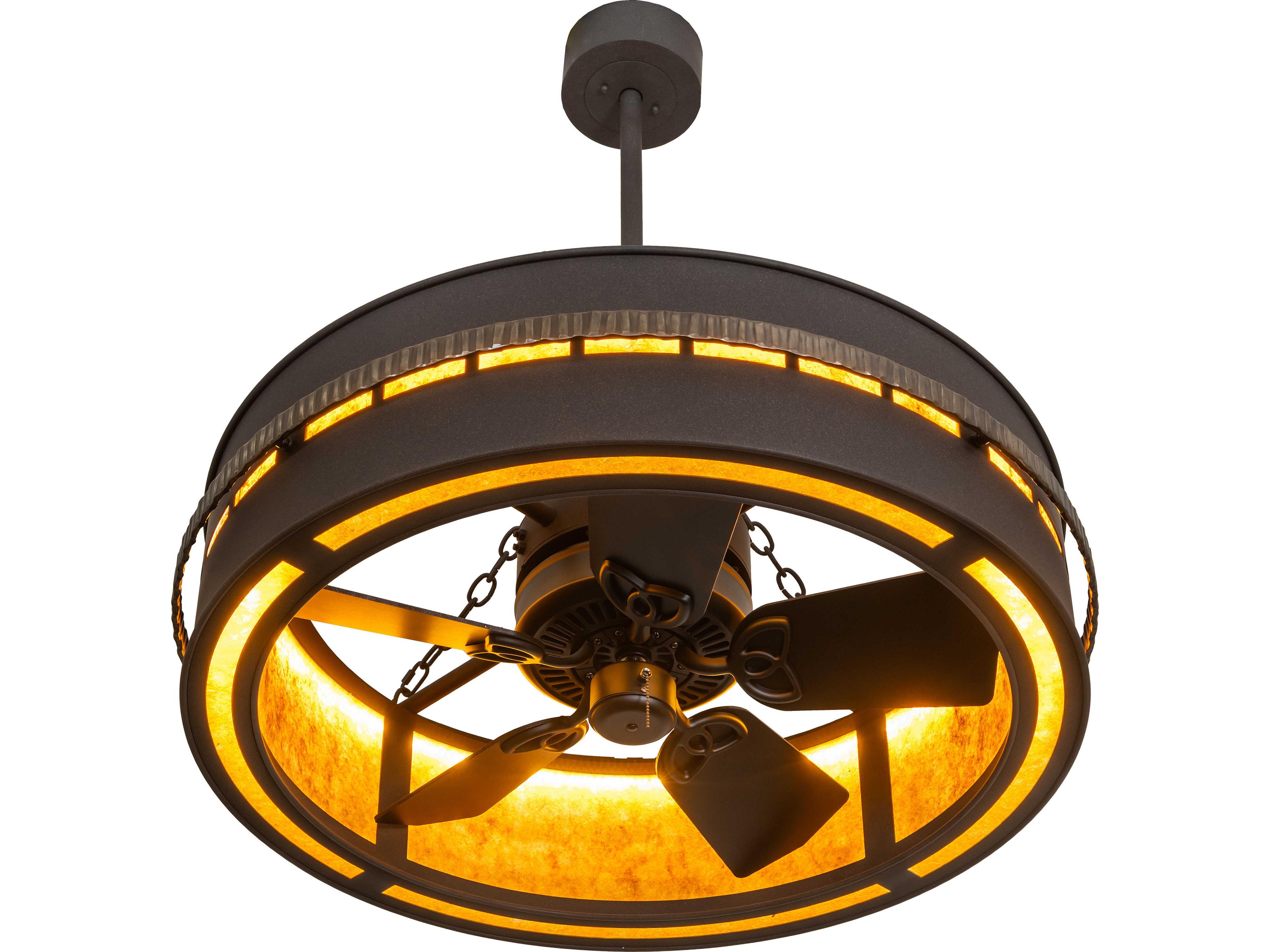 Meyda Golden Forge Outdoor Ceiling Fans