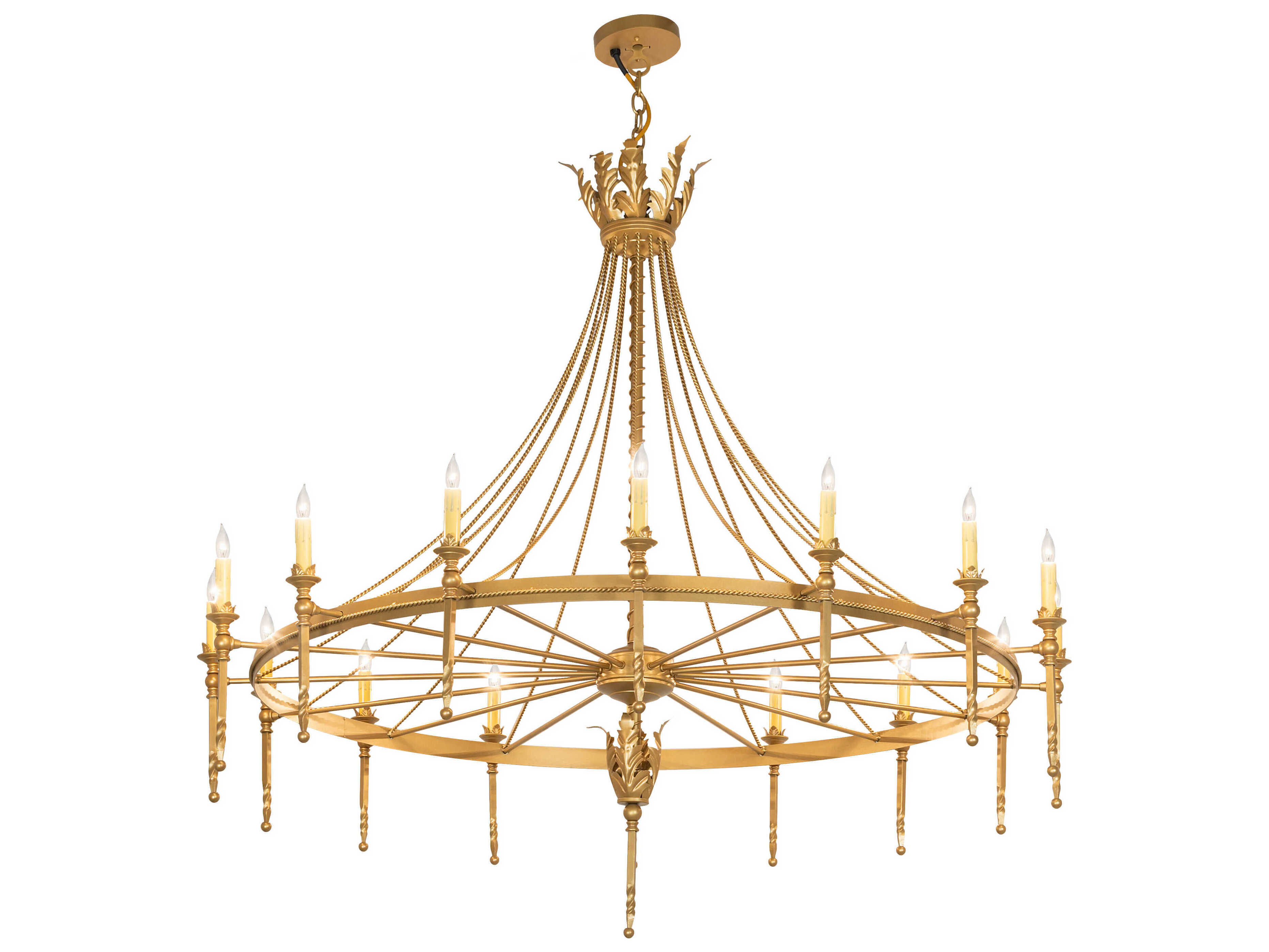 Meyda Amaury 16-Light Goldtastic Chandelier