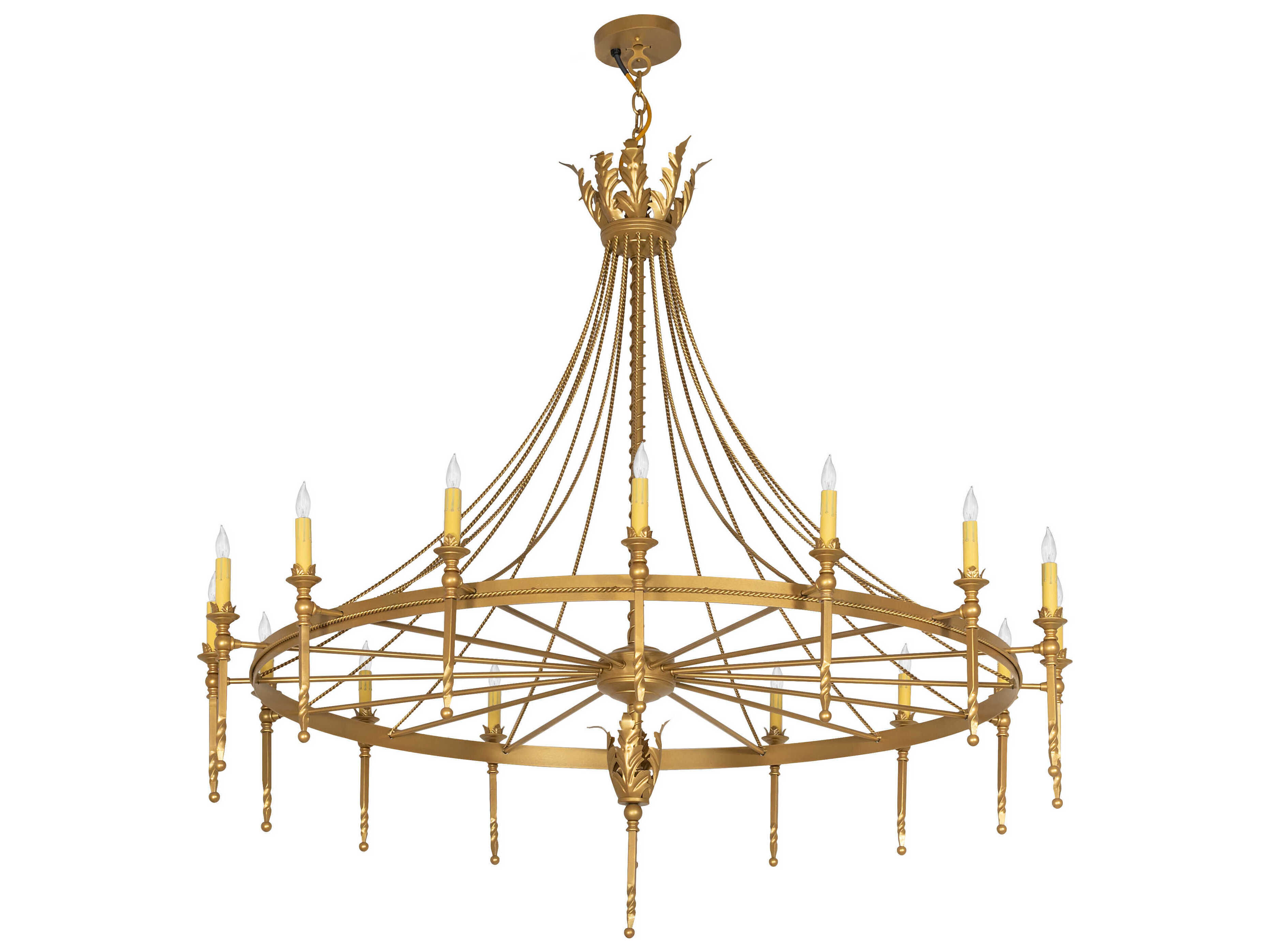Meyda Amaury 16-Light Goldtastic Chandelier