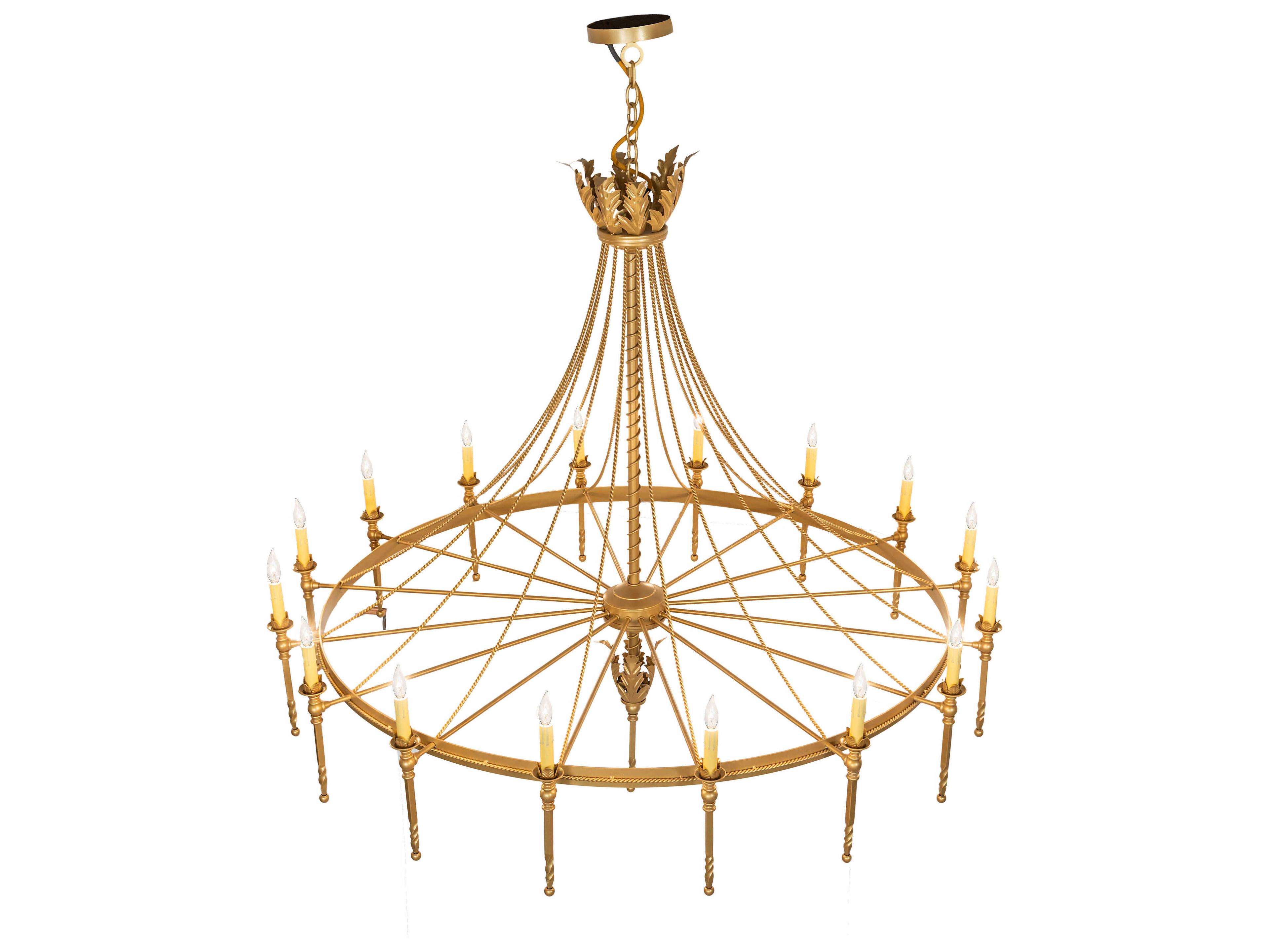 Meyda Amaury 16-Light Goldtastic Chandelier