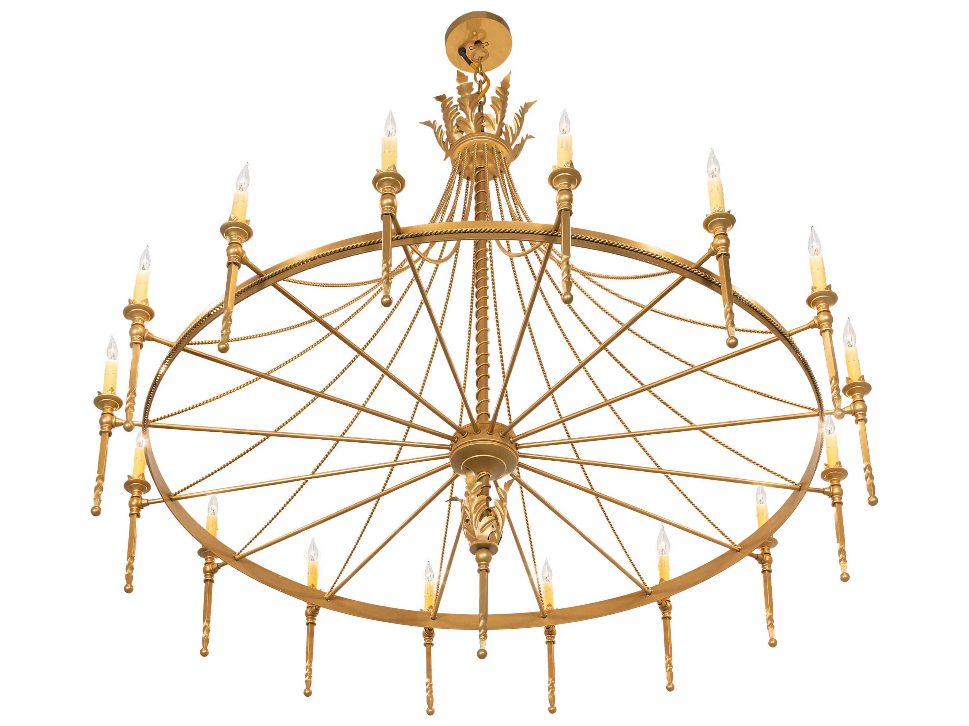 Meyda Amaury 16-Light Goldtastic Chandelier