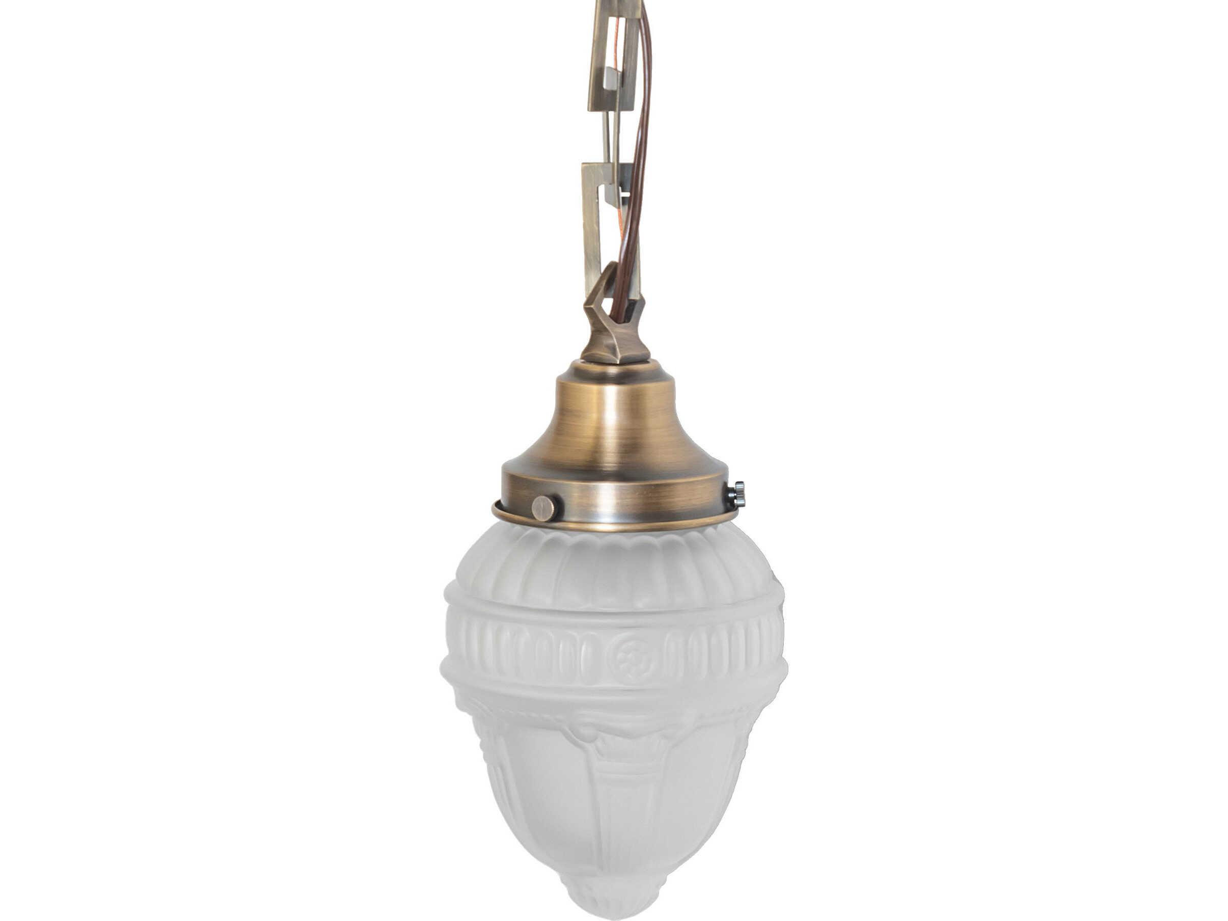 Meyda Fancy Floral 1-Light White Traditional Mini Pendant