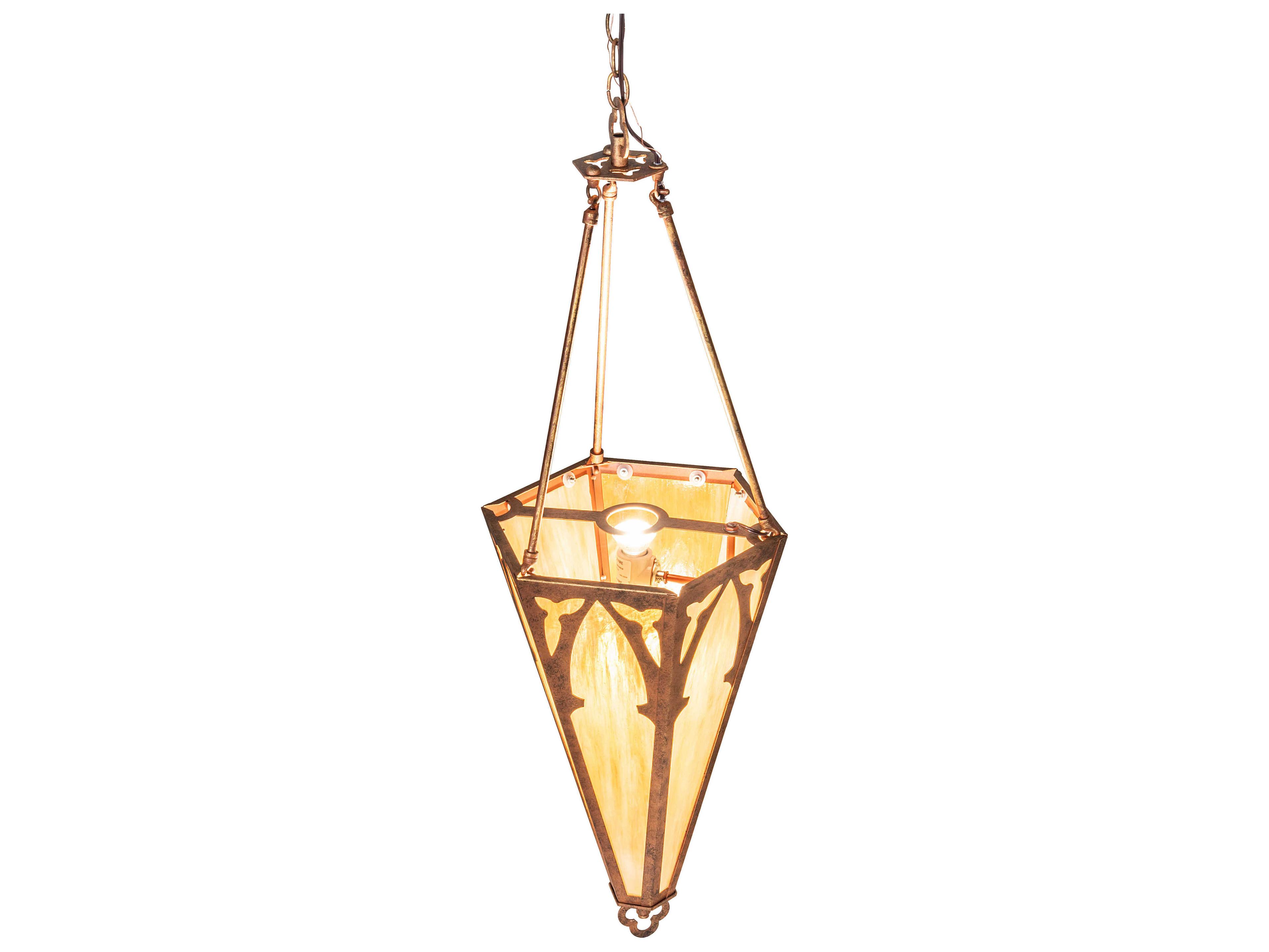 Meyda Church 2-Light Autumn Leaf Pendant