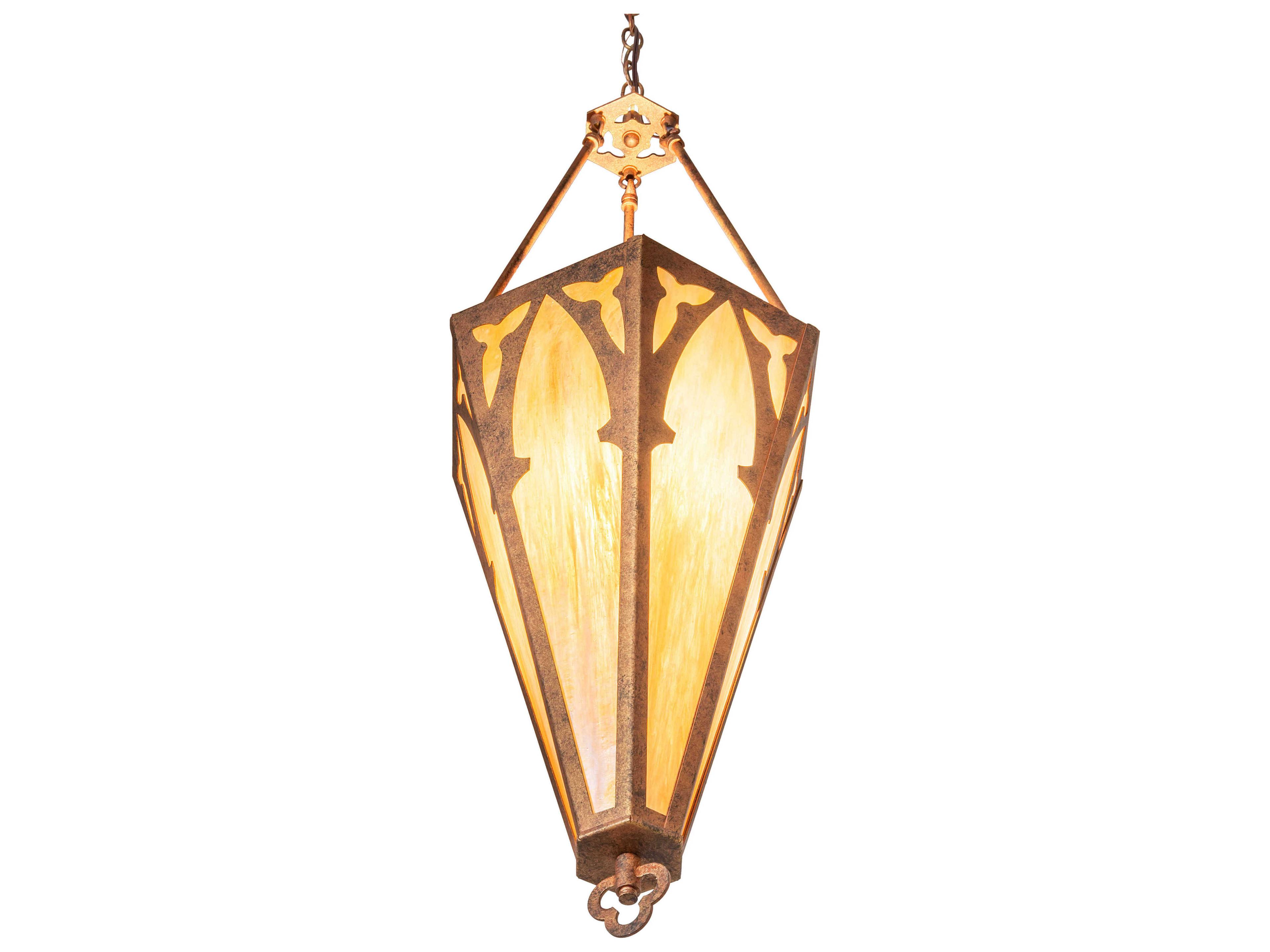 Meyda Church 2-Light Autumn Leaf Pendant
