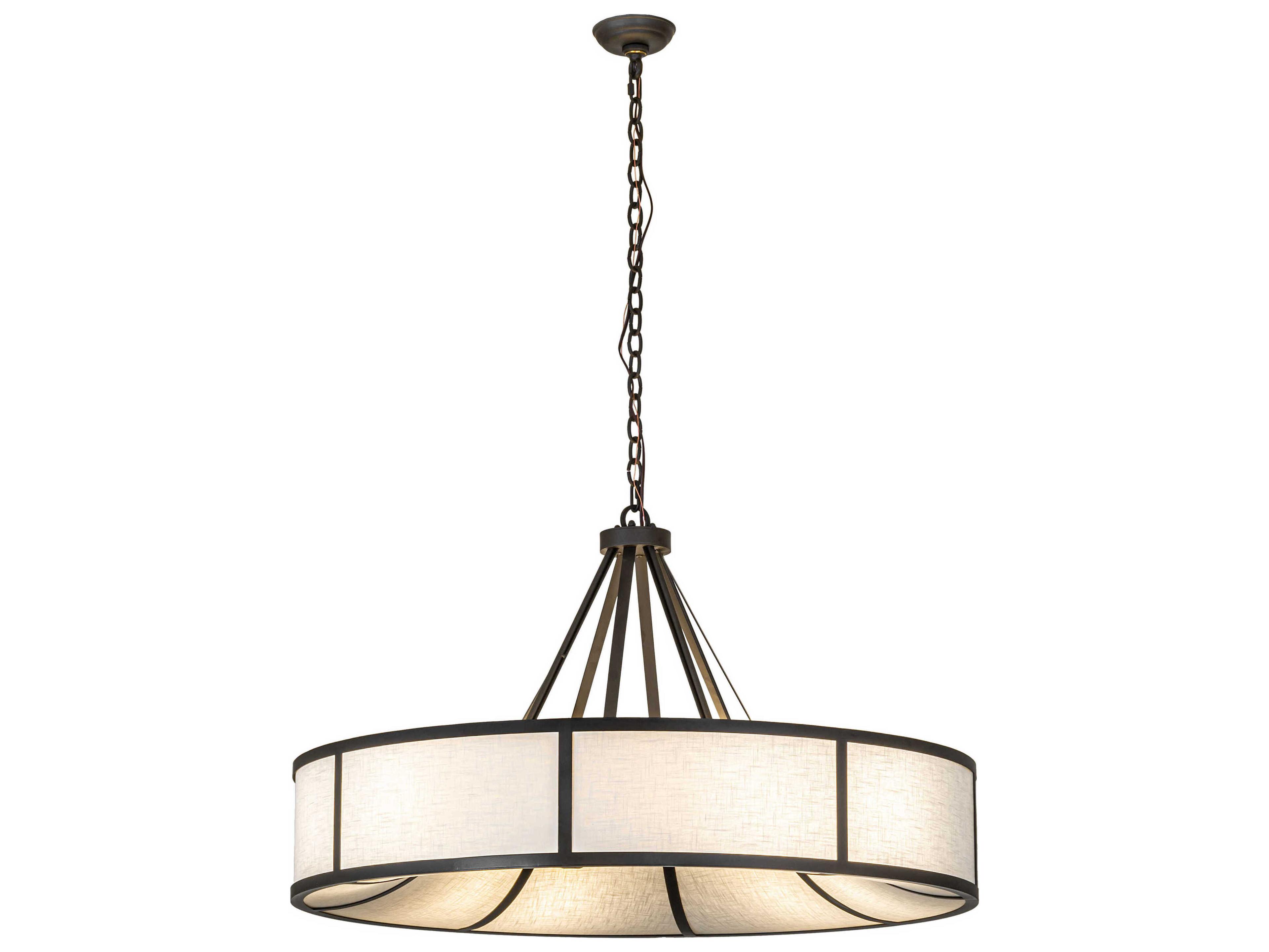 Meyda Cilindro Ventura 8-Light Oil Rubbed Bronze Pendant