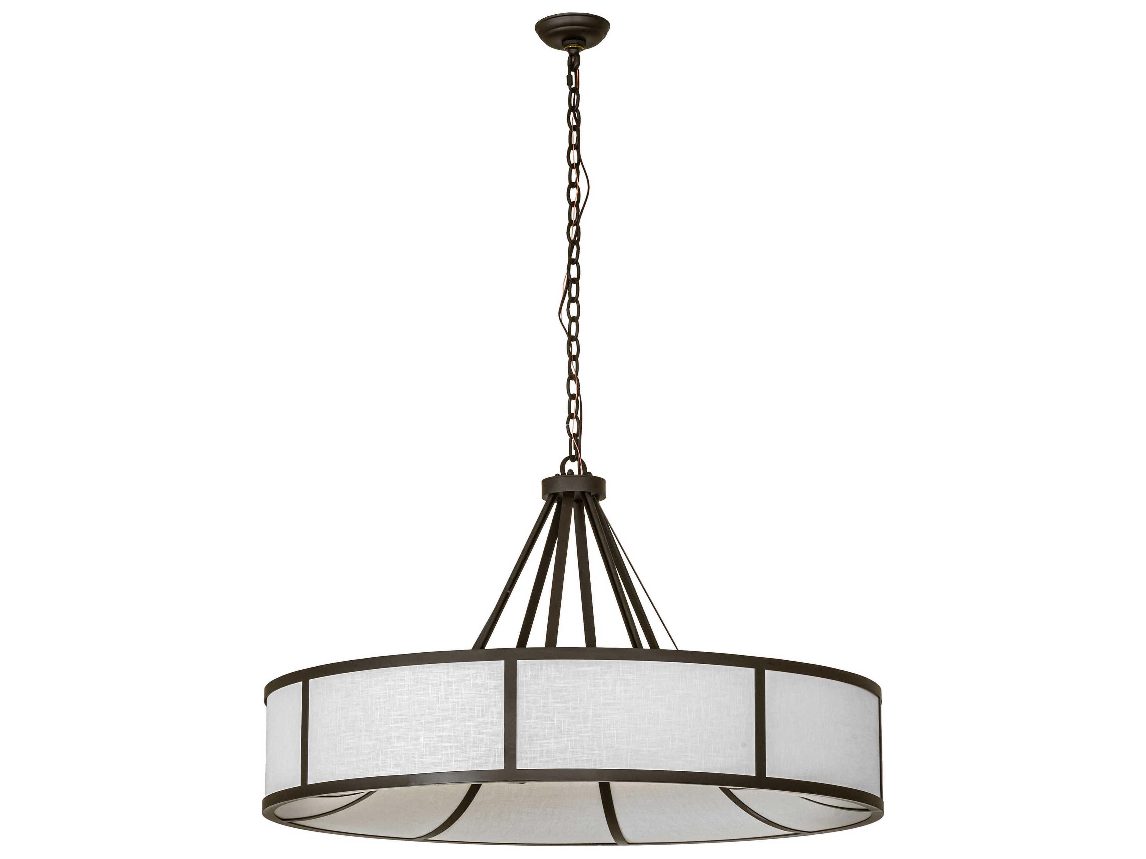 Meyda Cilindro Ventura 8-Light Oil Rubbed Bronze Pendant