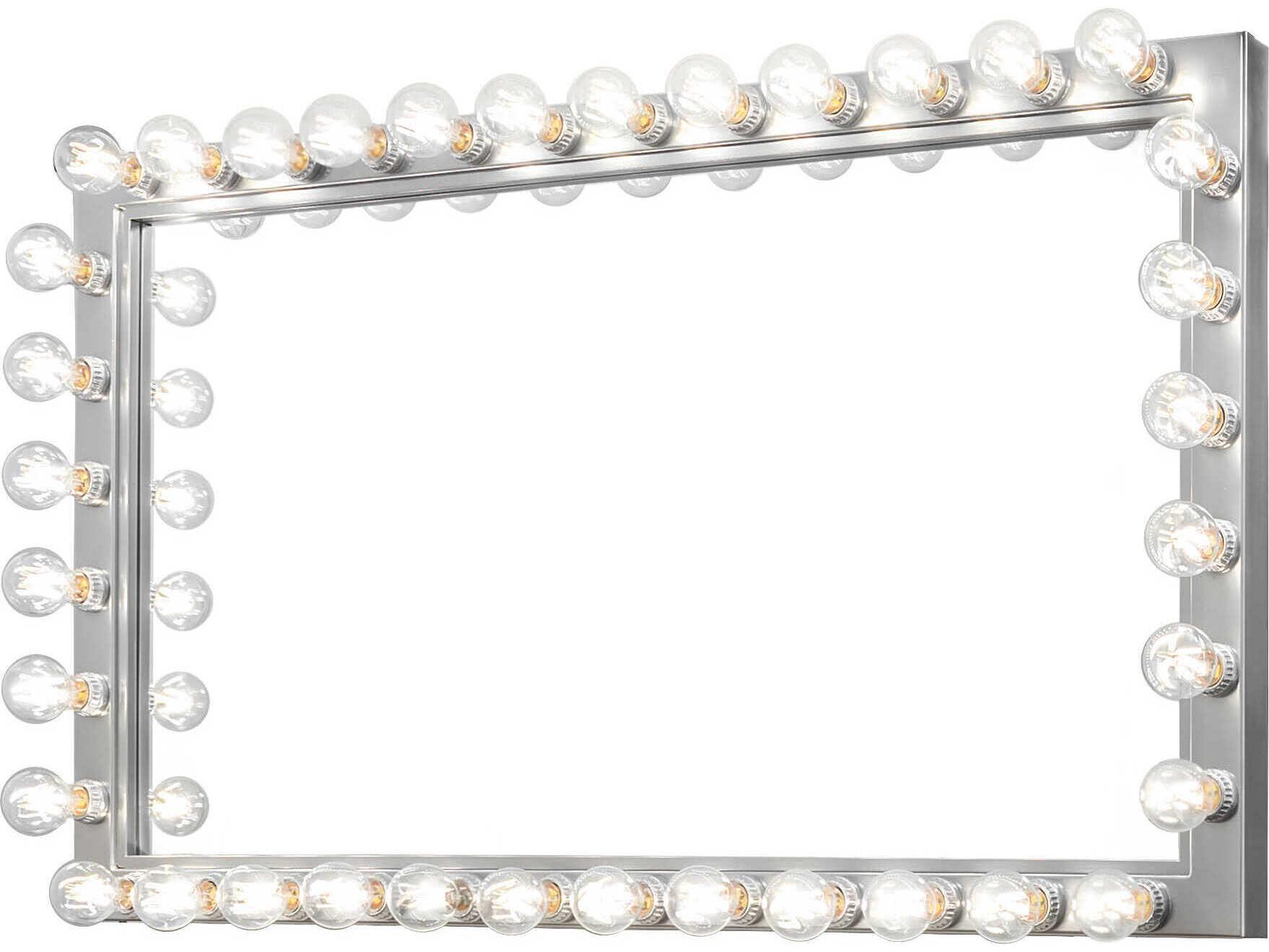 Meyda Extreme Chrome Alva Greenroom Vanity Mirror