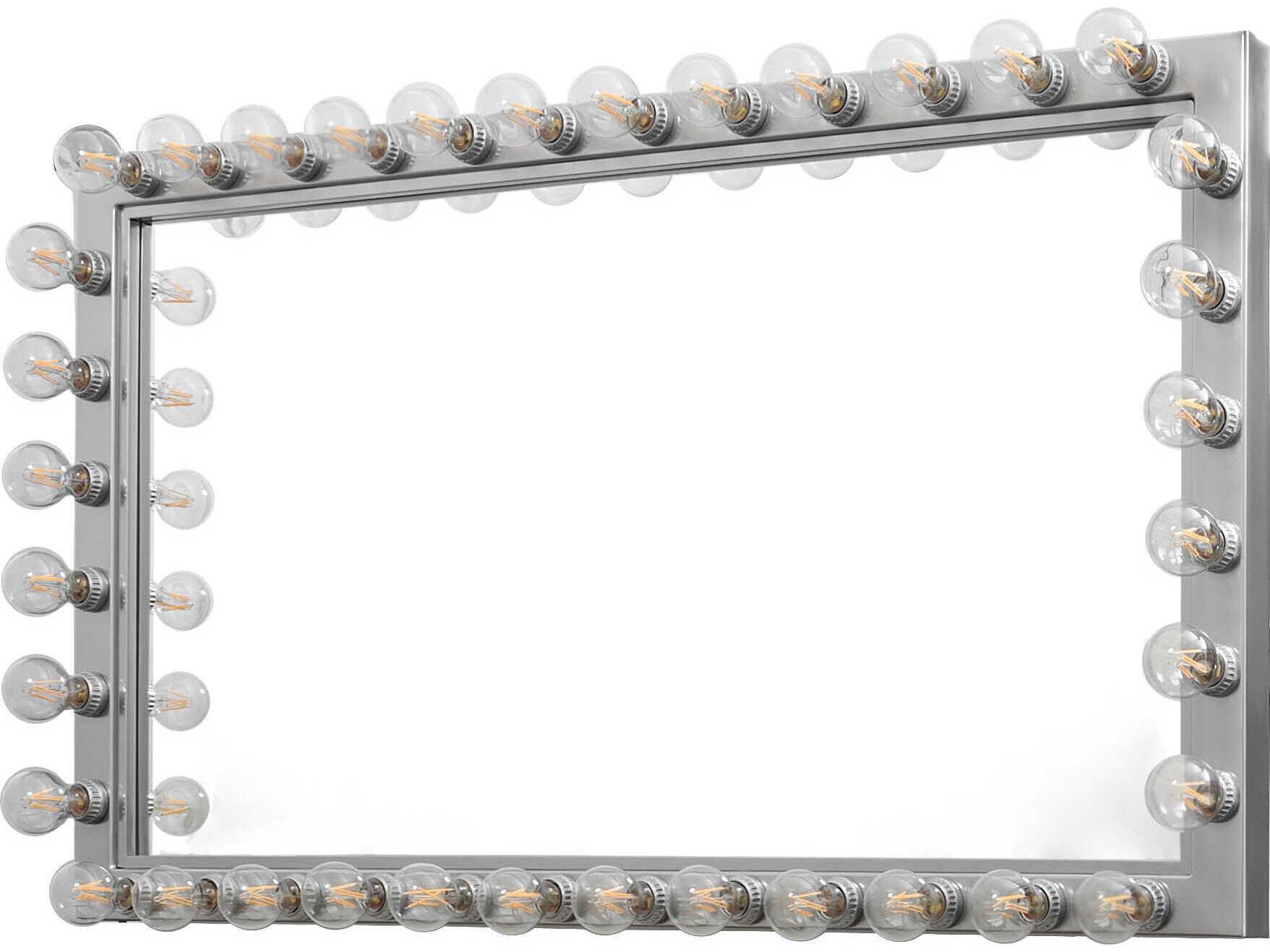 Meyda Extreme Chrome Alva Greenroom Vanity Mirror