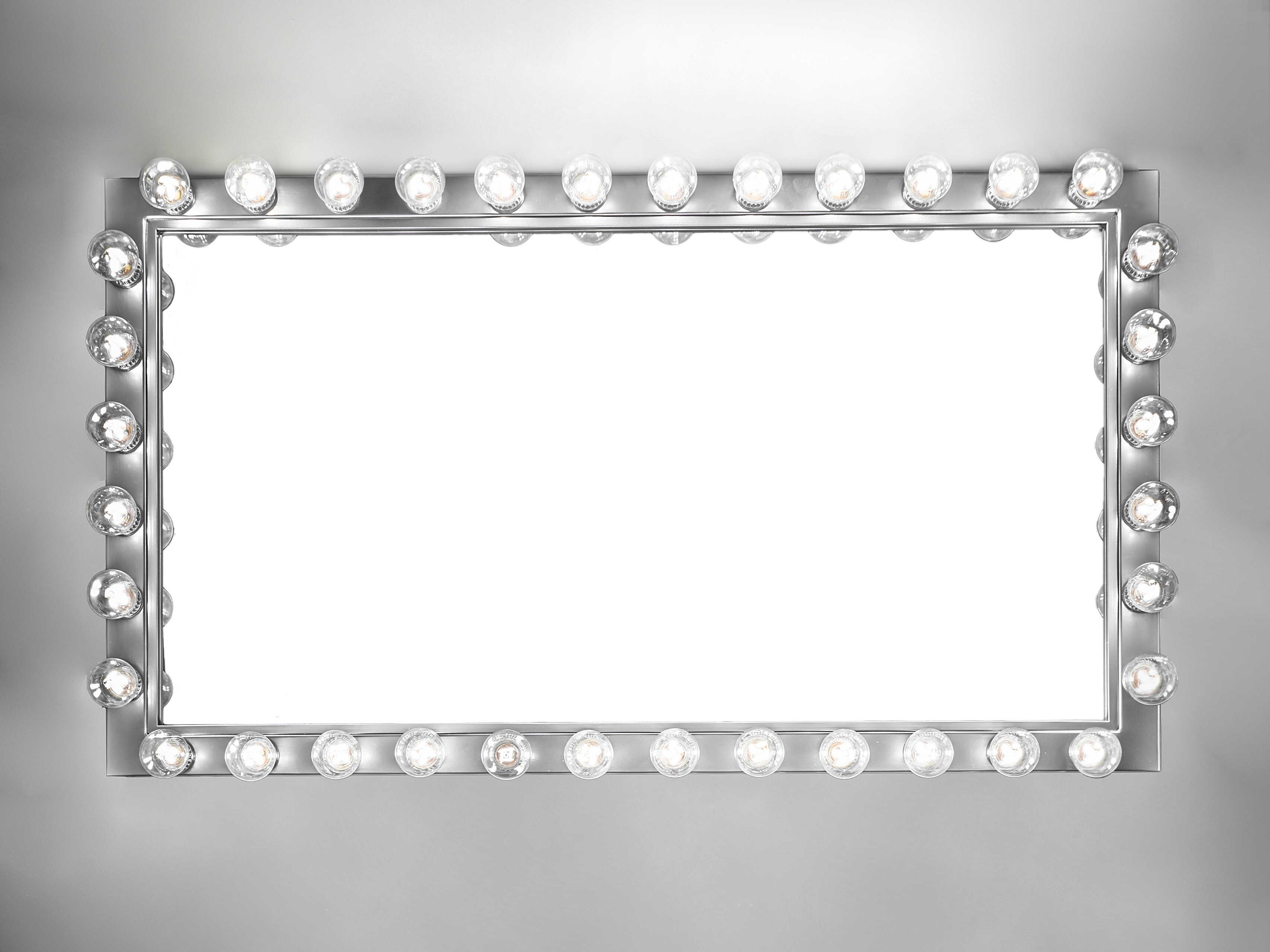 Meyda Extreme Chrome Alva Greenroom Vanity Mirror