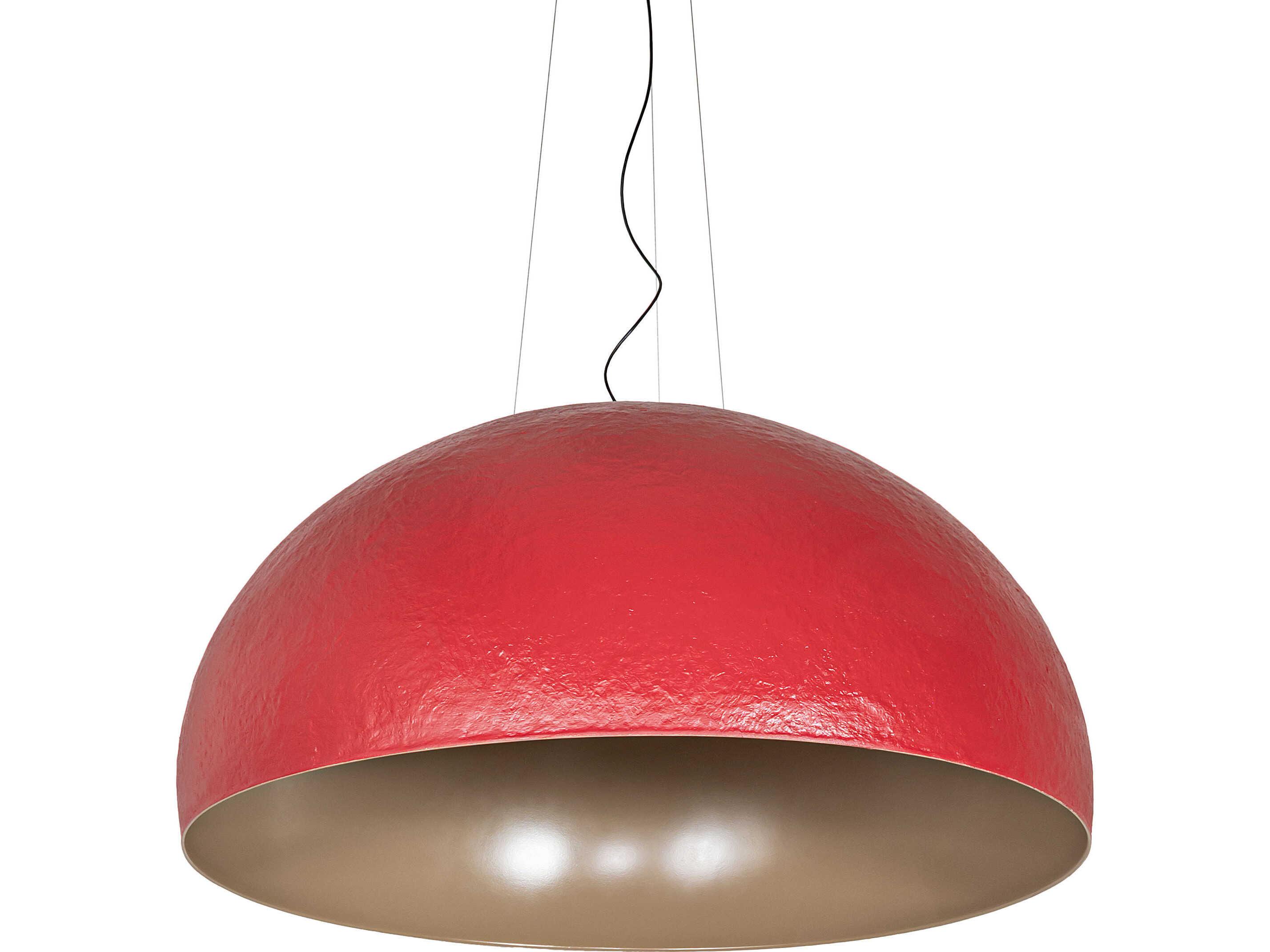 Meyda Gravity 1-Light Braunrot & Perigold Red Pendant