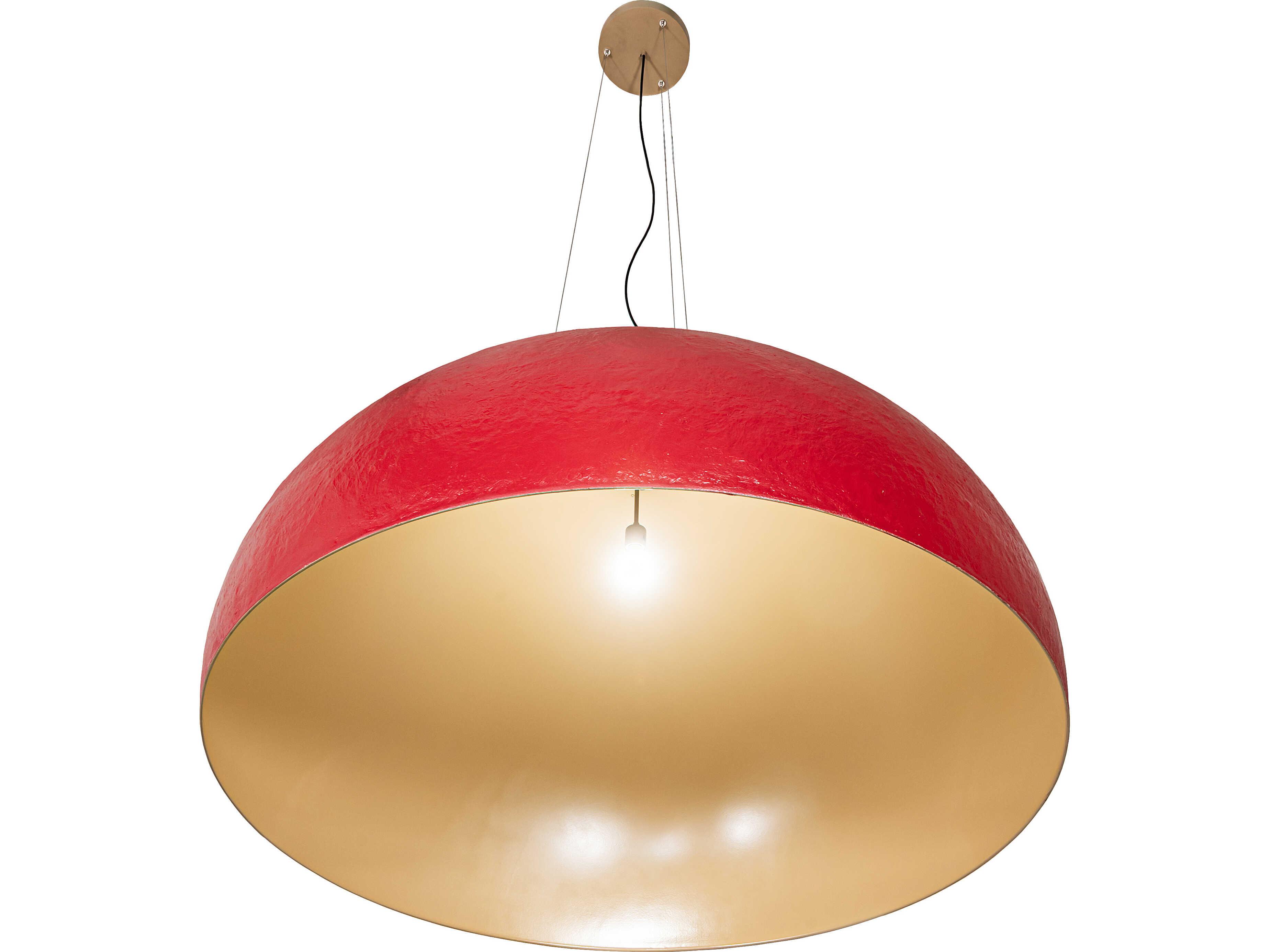 Meyda Gravity 1-Light Braunrot & Perigold Red Pendant