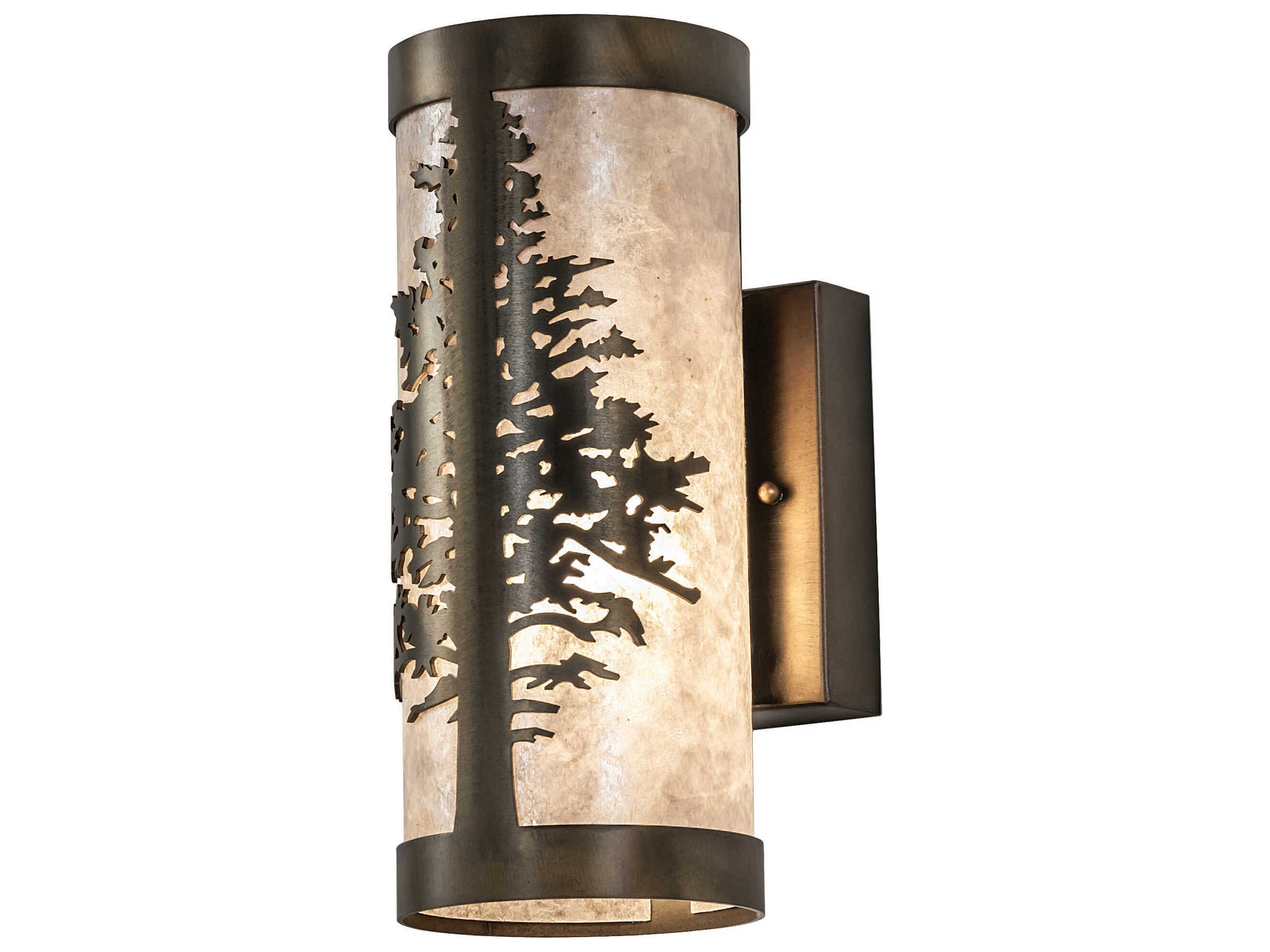 Meyda Tamarack 1-Light Antique Copper Wall Sconce