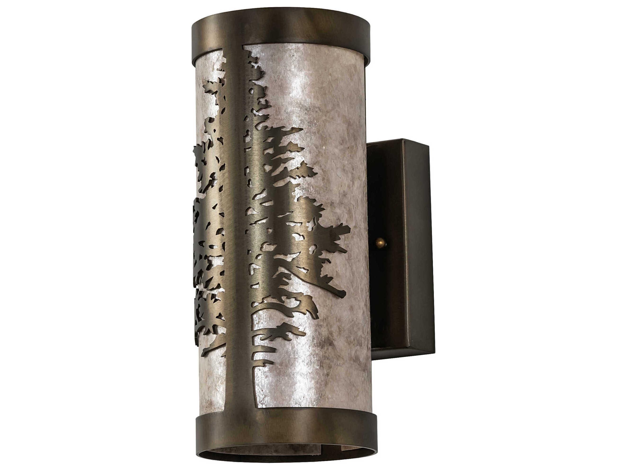 Meyda Tamarack 1-Light Antique Copper Wall Sconce