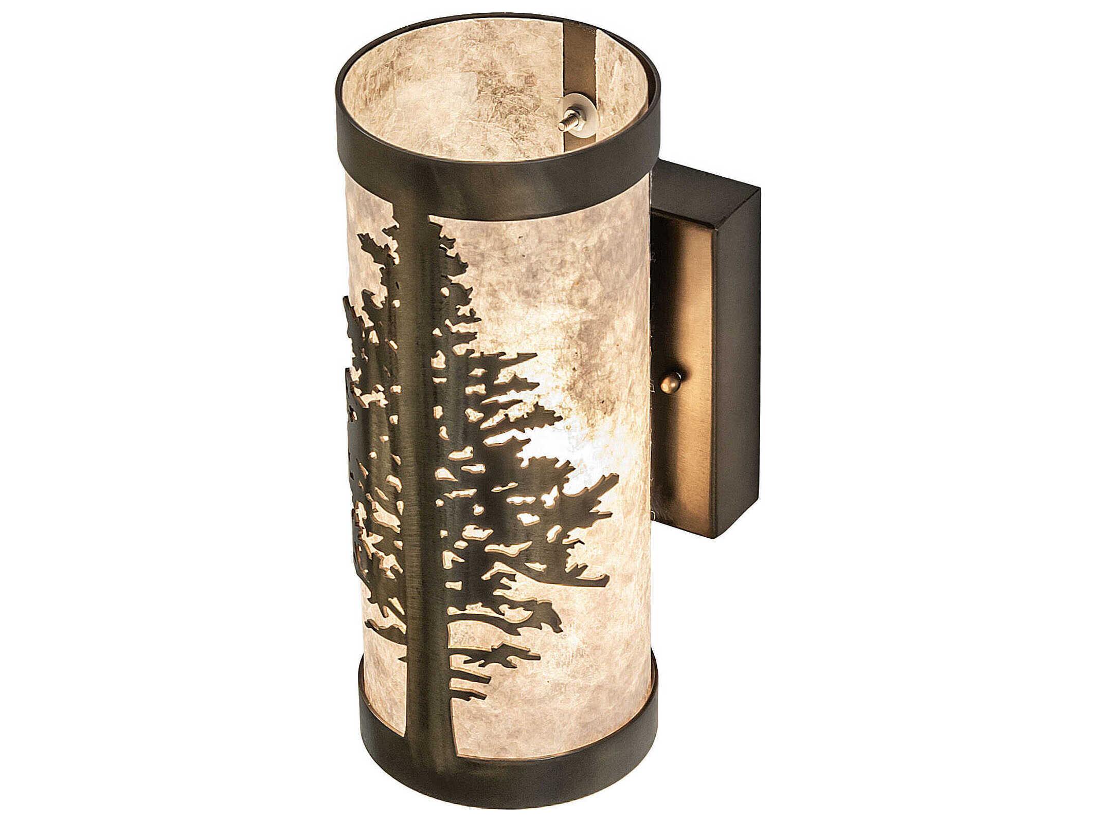 Meyda Tamarack 1-Light Antique Copper Wall Sconce