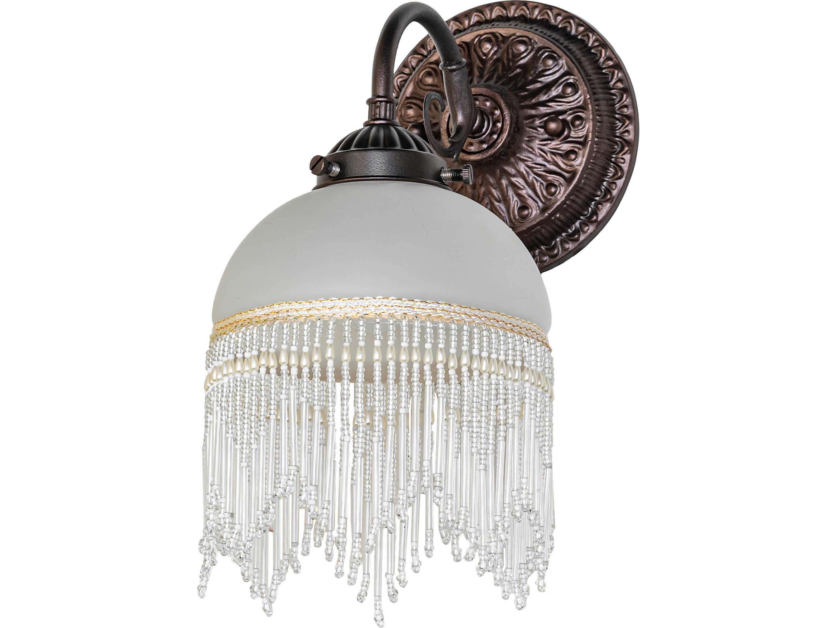 Meyda Roussillon 1-Light Bronze Traditional Wall Sconce