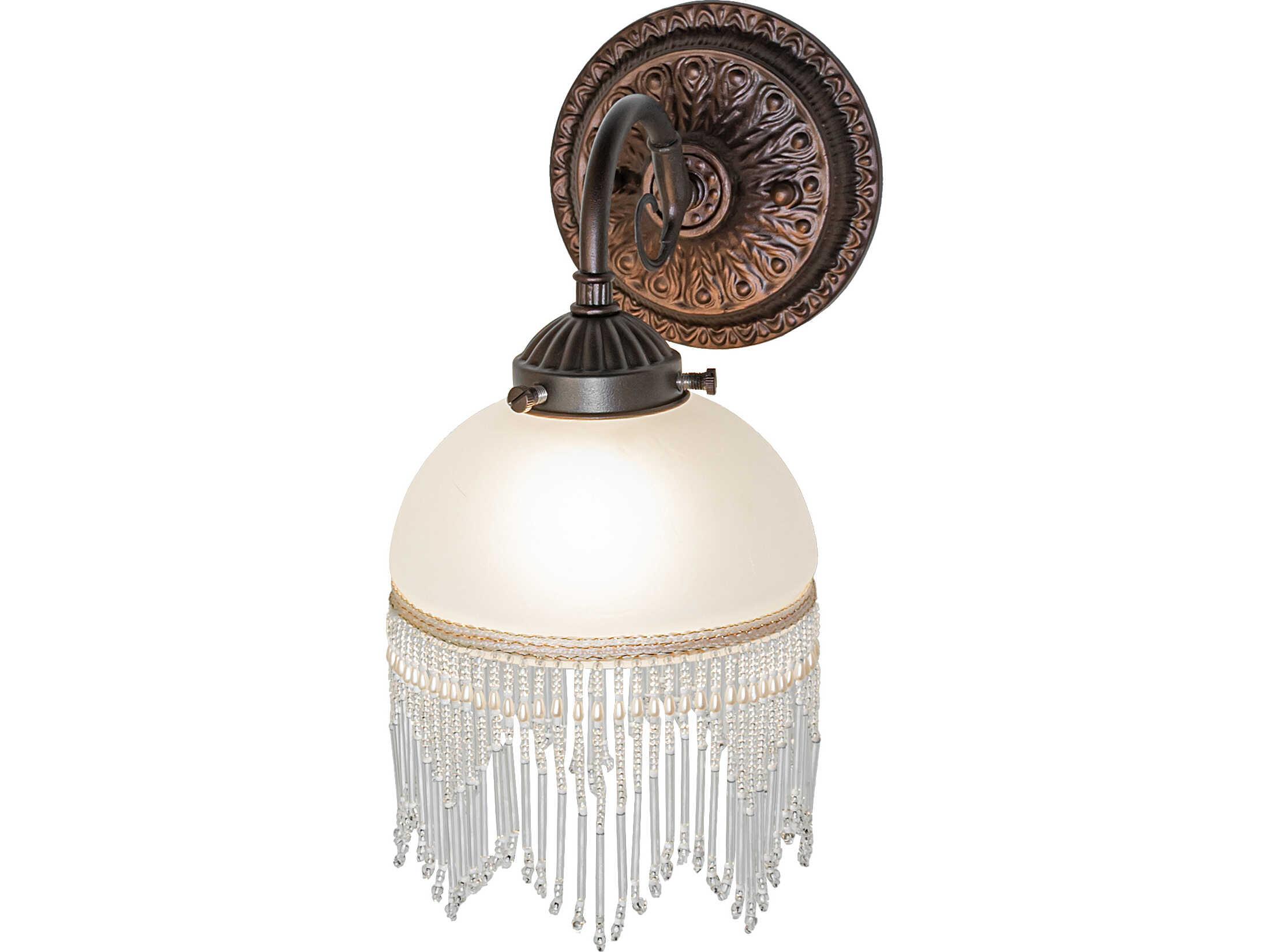 Meyda Roussillon 1-Light Bronze Traditional Wall Sconce