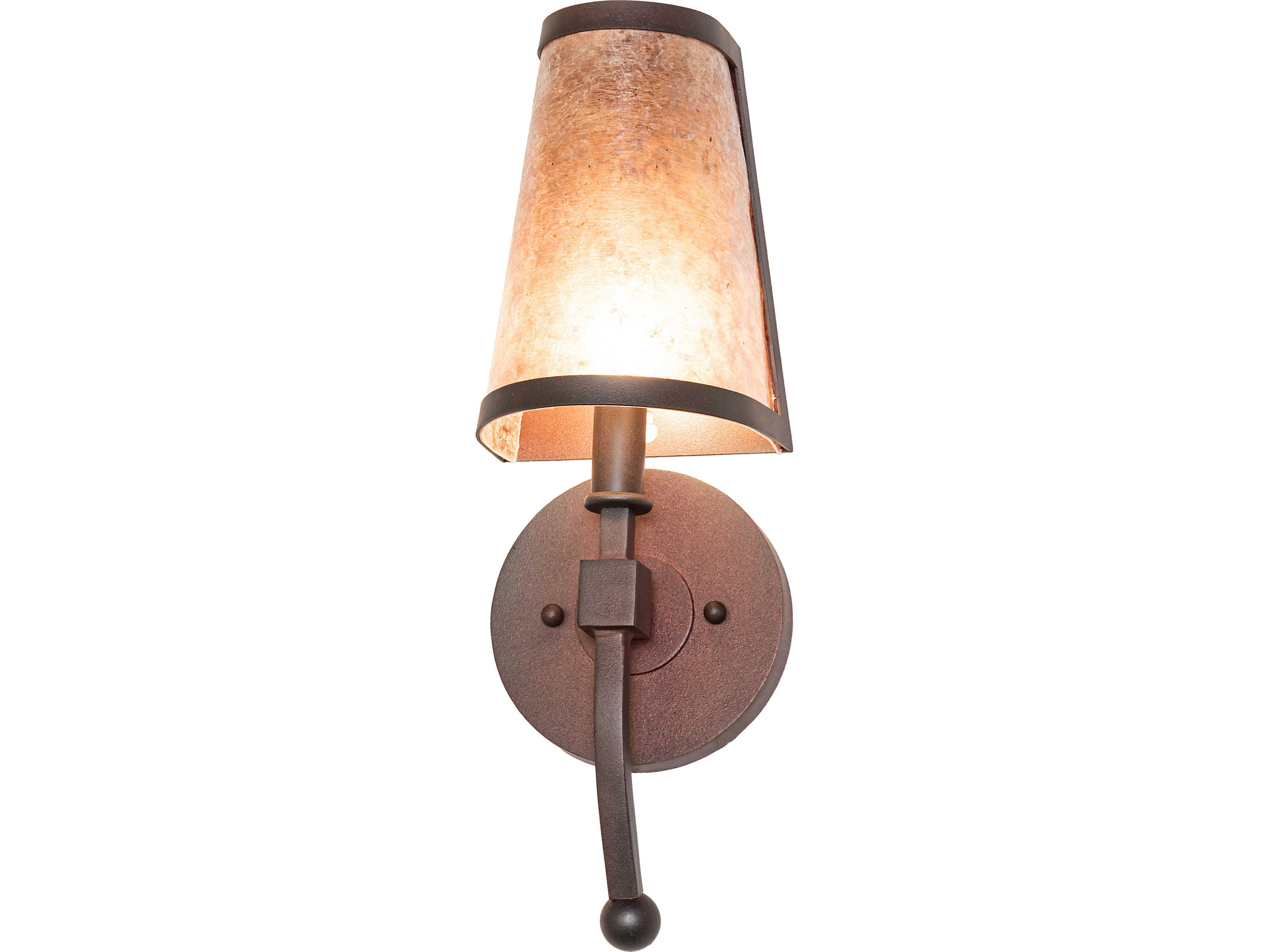 Meyda Verheven 2-Light Silver Mica Bronze Traditional Wall Sconce