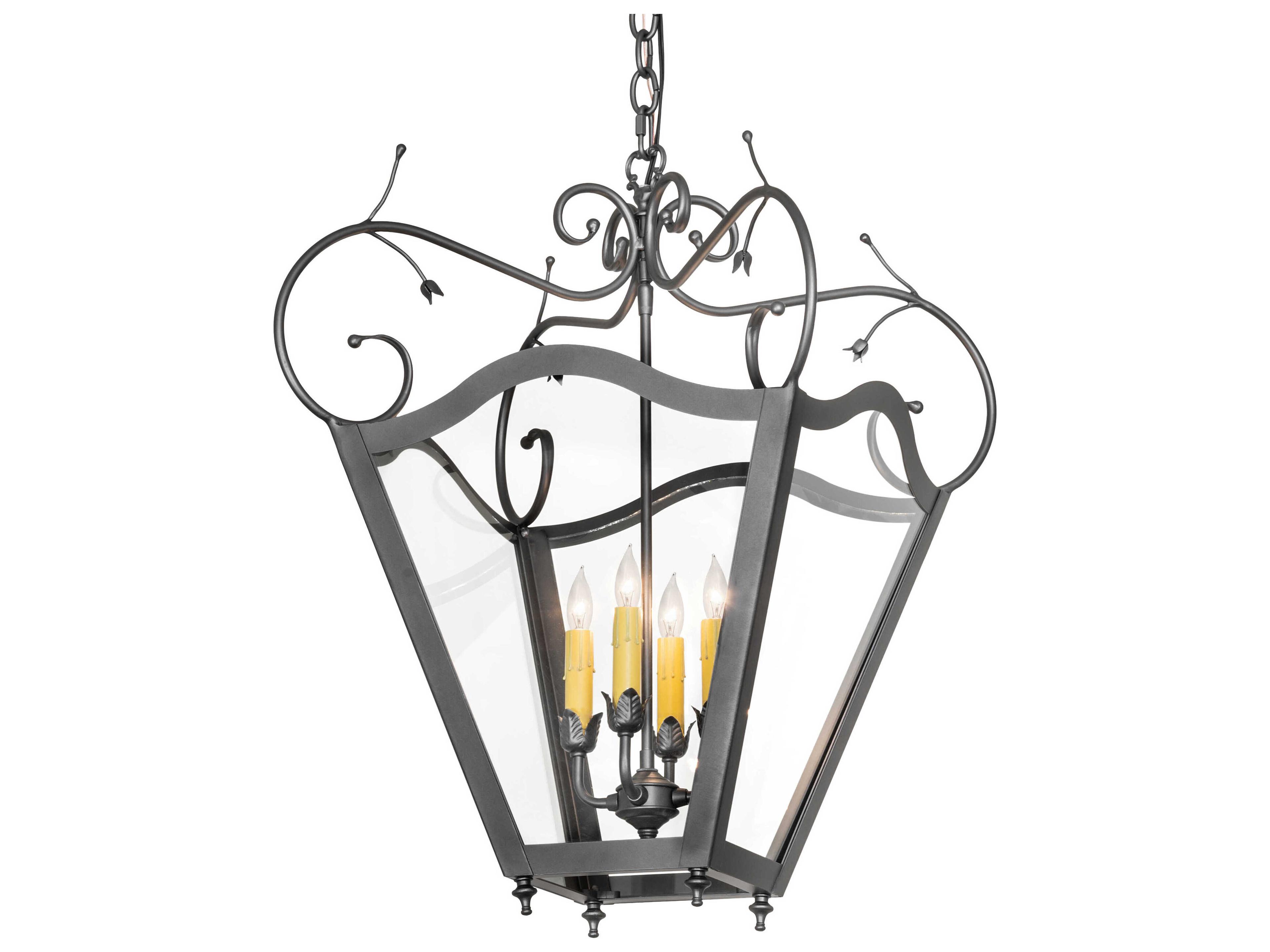 Meyda Terena 4-Light Wrought Iron Pendant