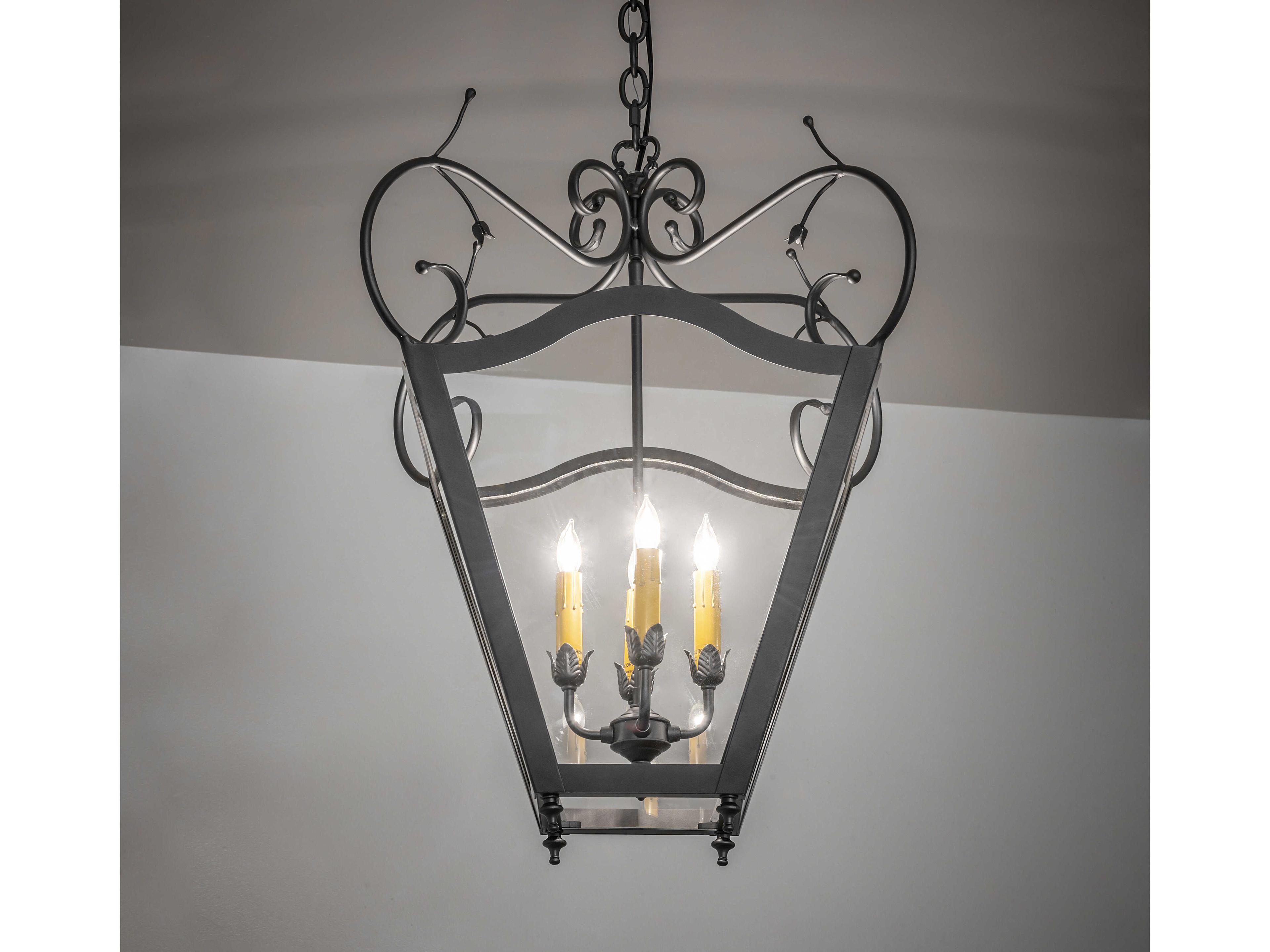 Meyda Terena 4-Light Wrought Iron Pendant