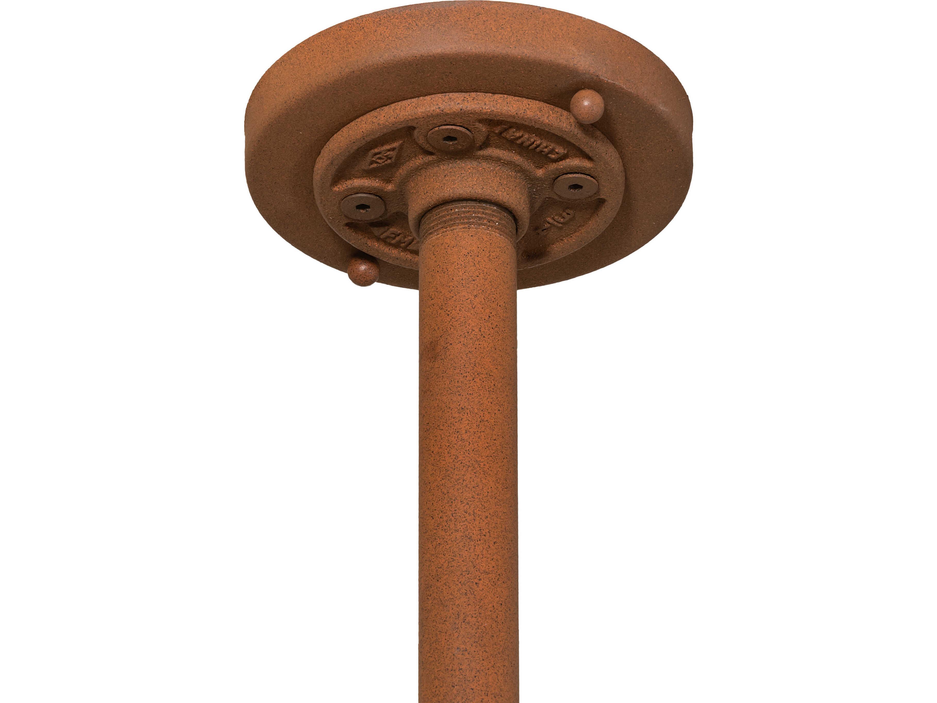 Meyda Alva 5-Light Earth Copper Linear Island Pendant