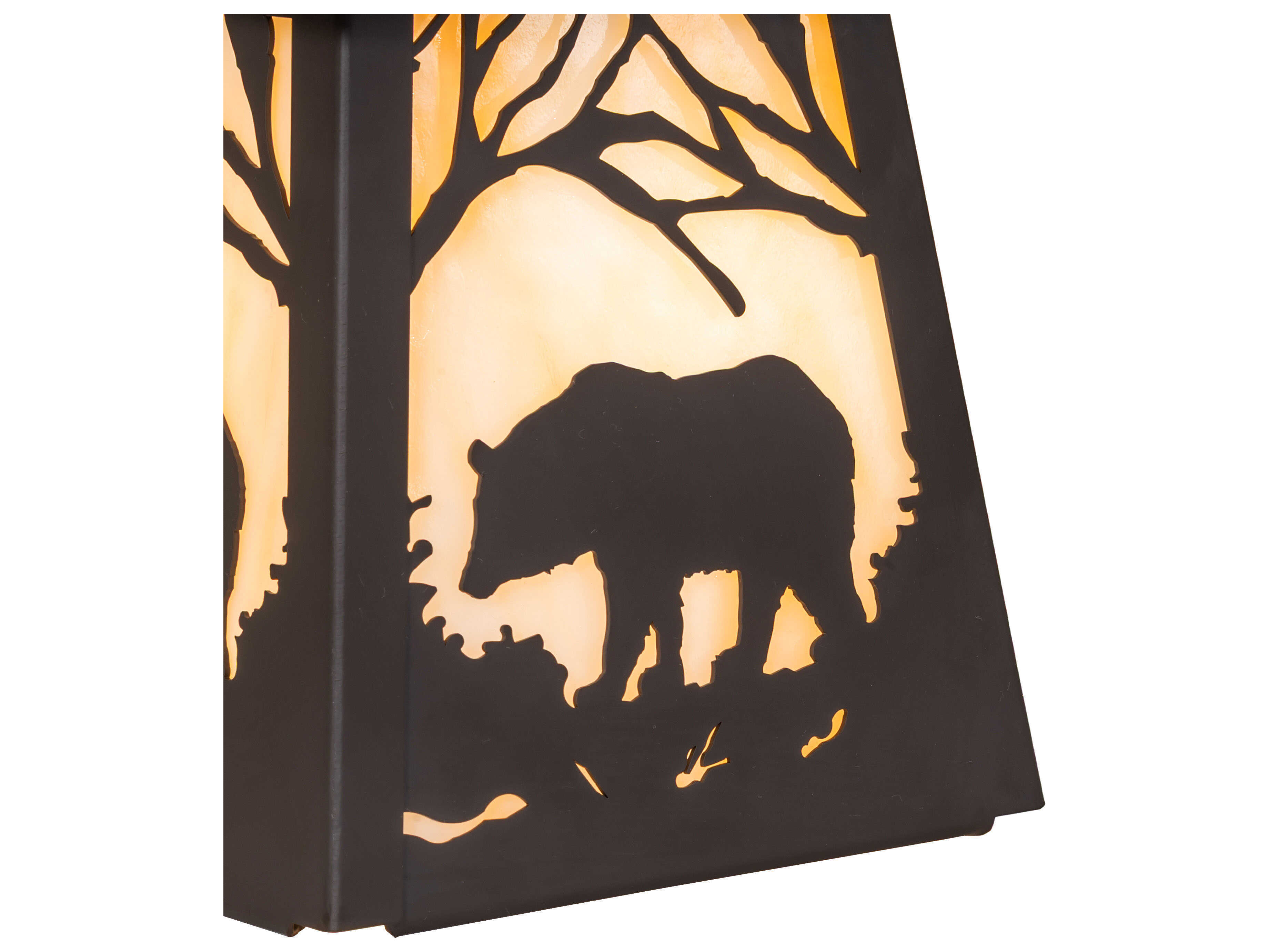 Meyda Bear At Dawn 1-Light Oil Rubbed Bronze Mini Pendant