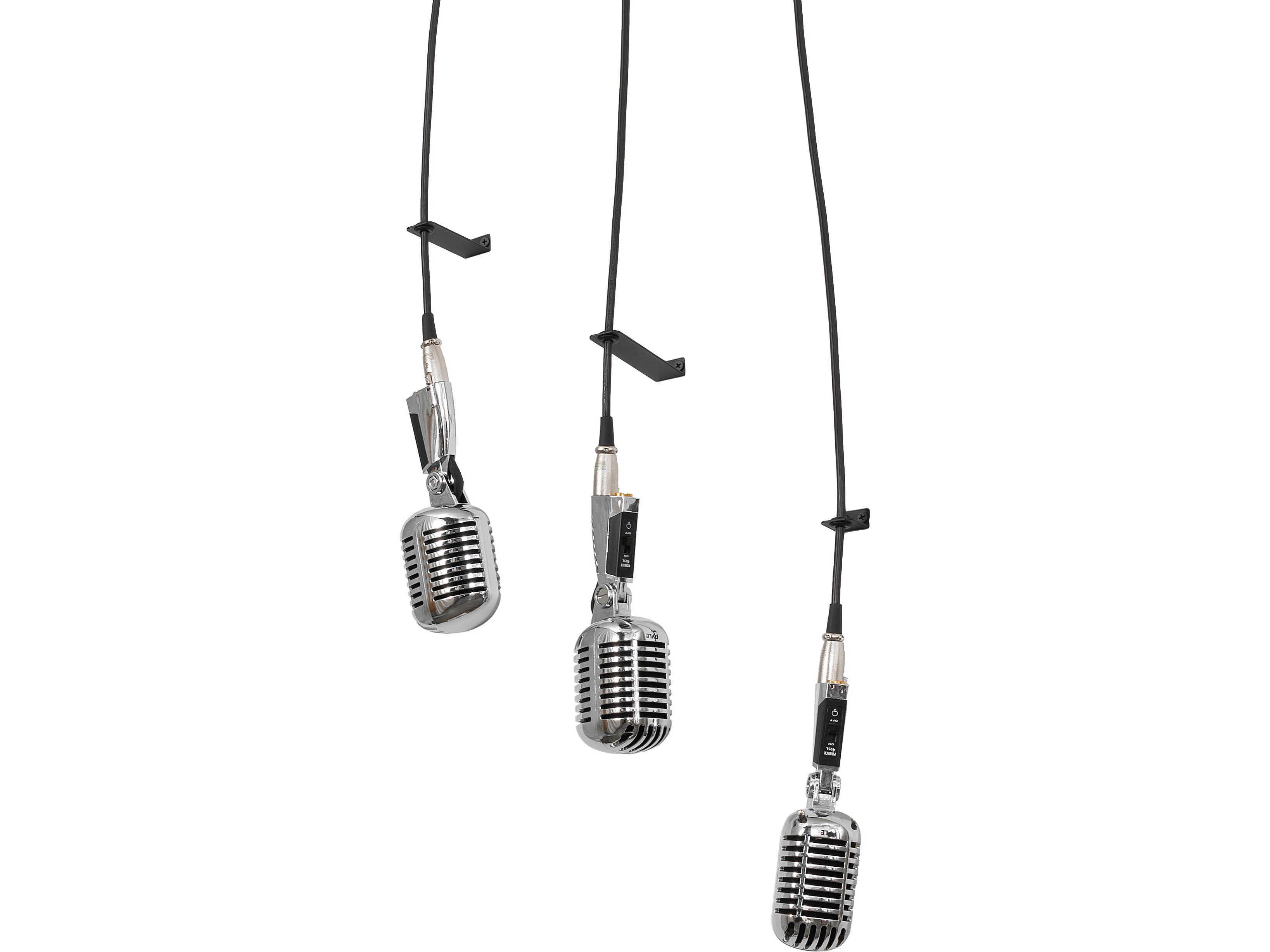 Meyda Phonic 3-Light Polished Stainless Steel Black Pendant
