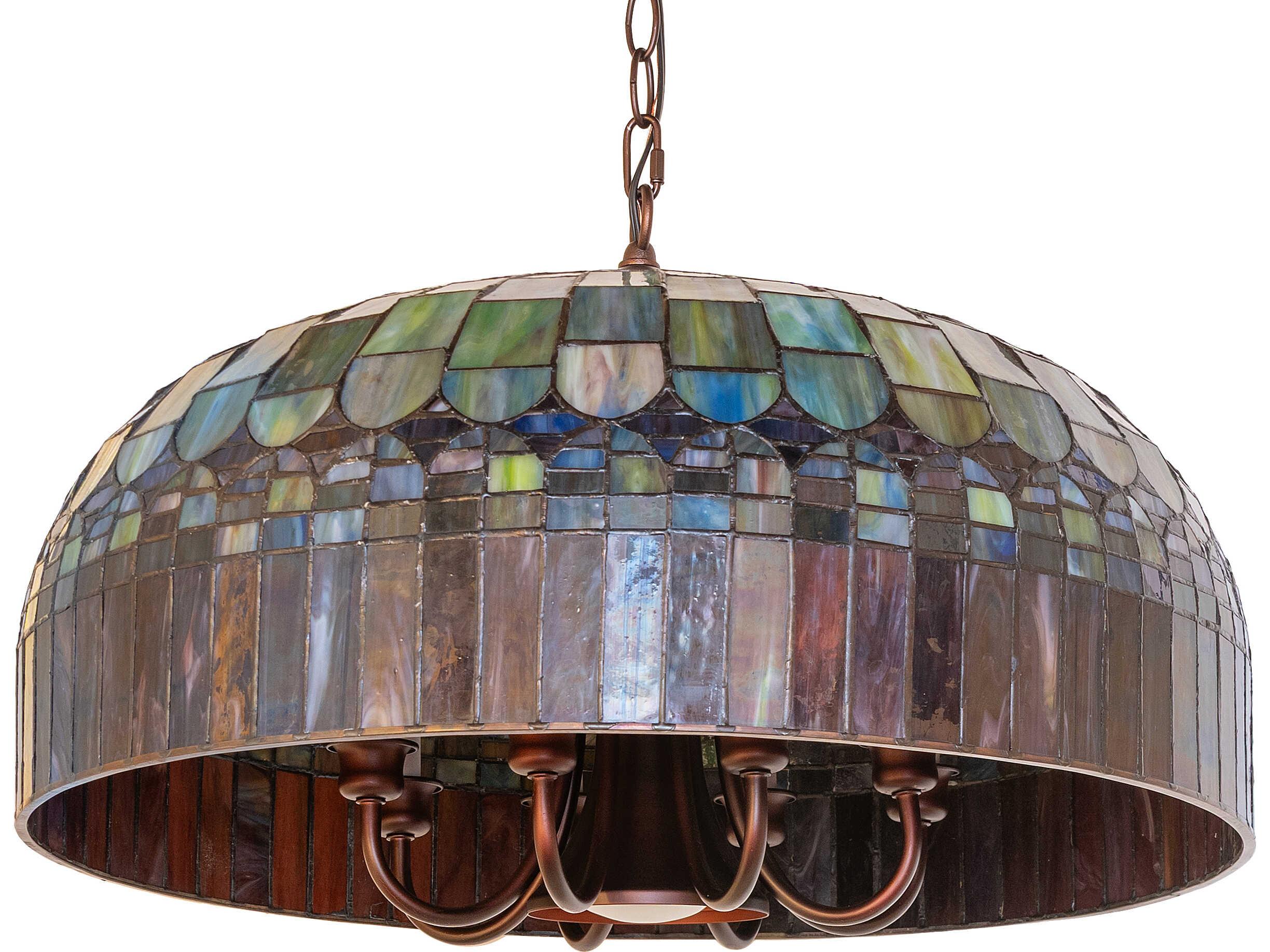 Meyda Tiffany Candice 8-Light Red Pendant