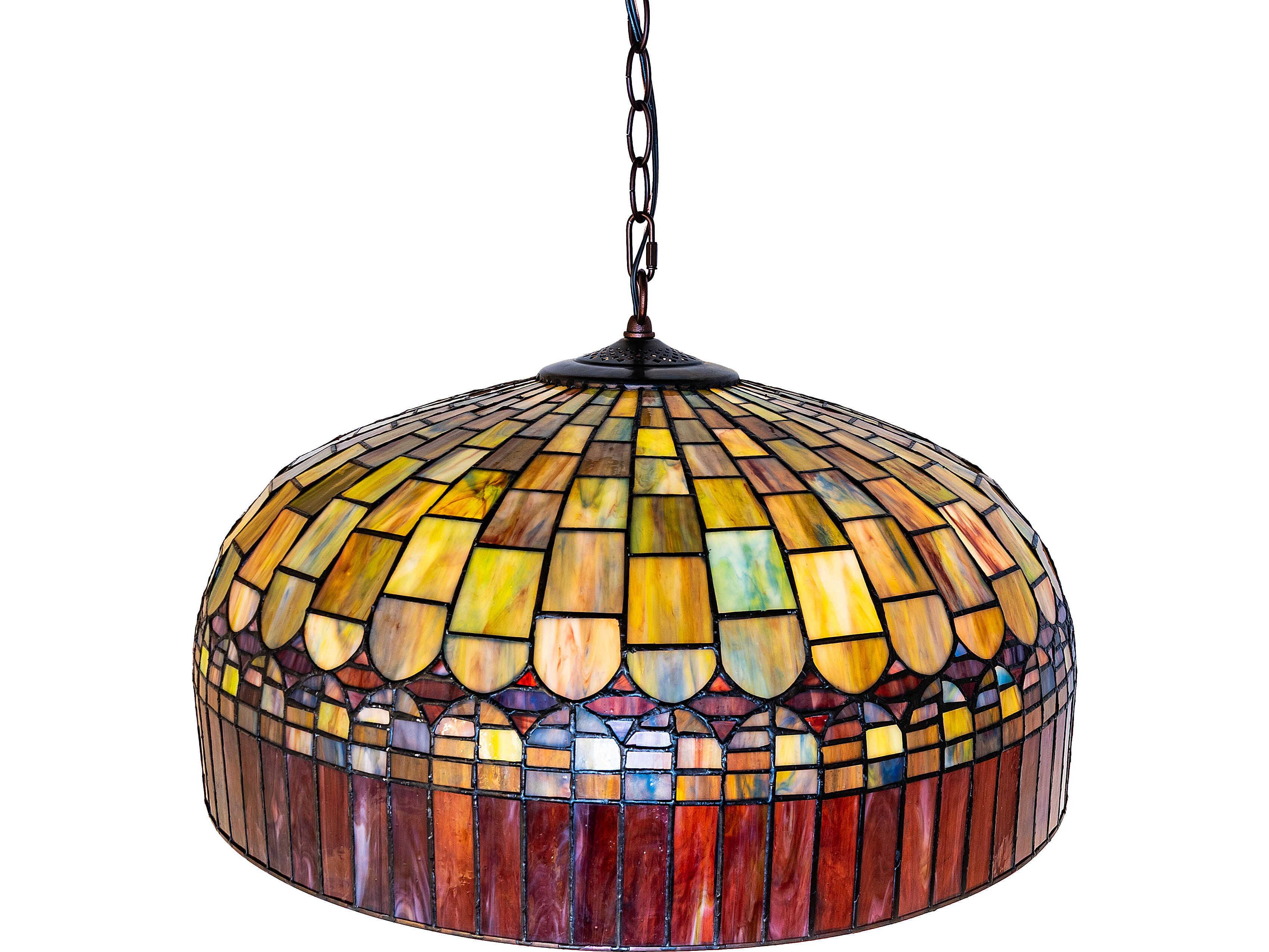Meyda Tiffany Candice 8-Light Red Pendant