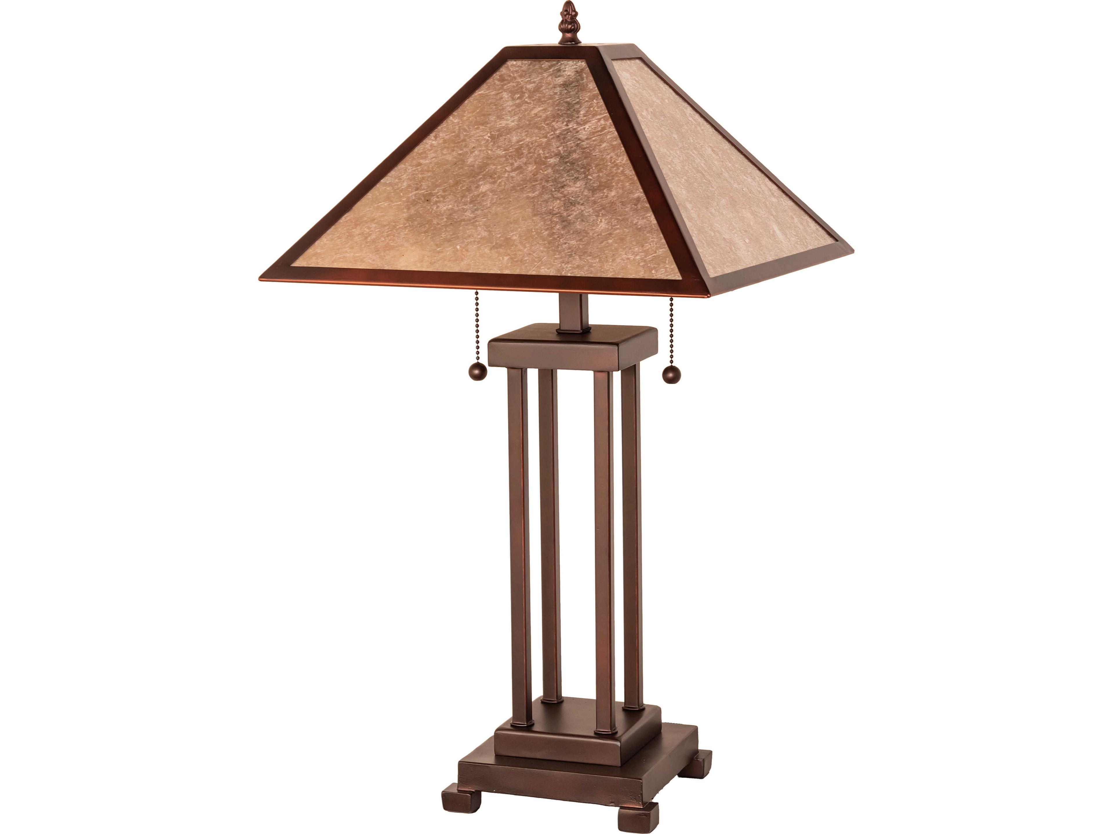 Meyda Mission Bronze Buffet Lamp