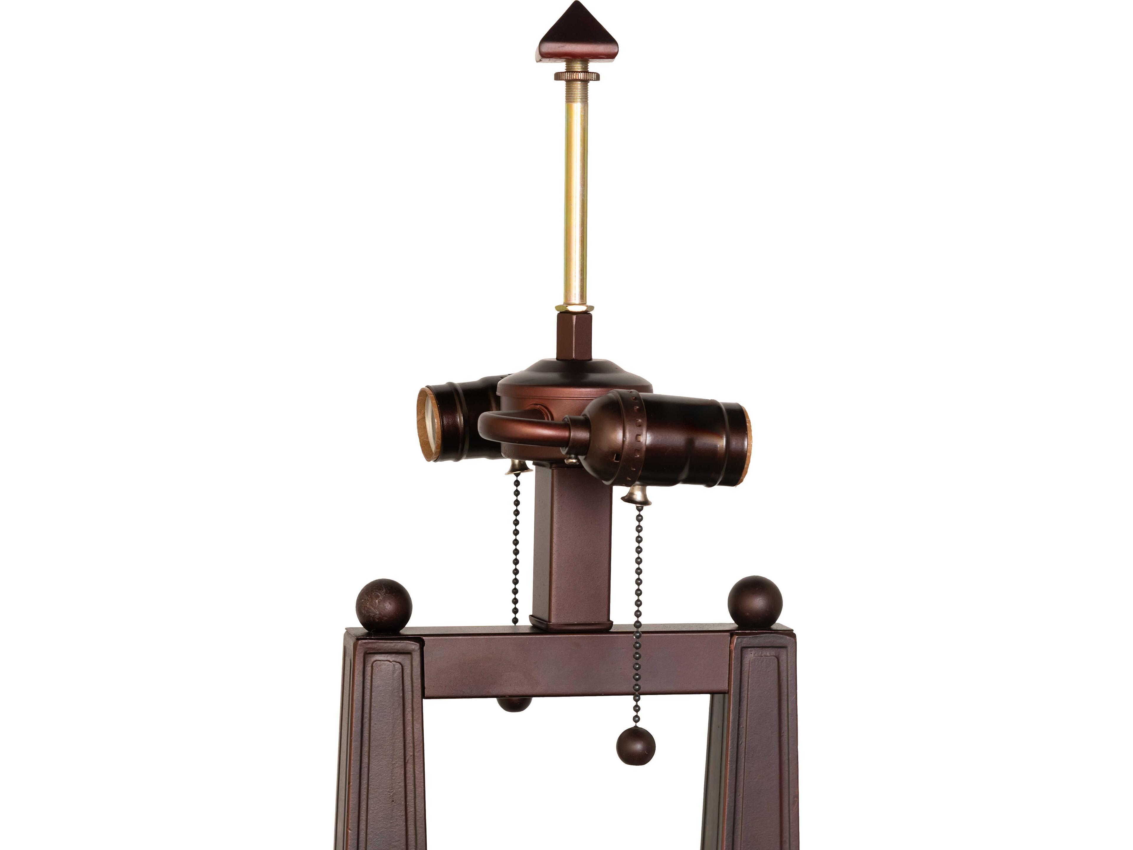 Meyda Mission Bronze Table Lamp