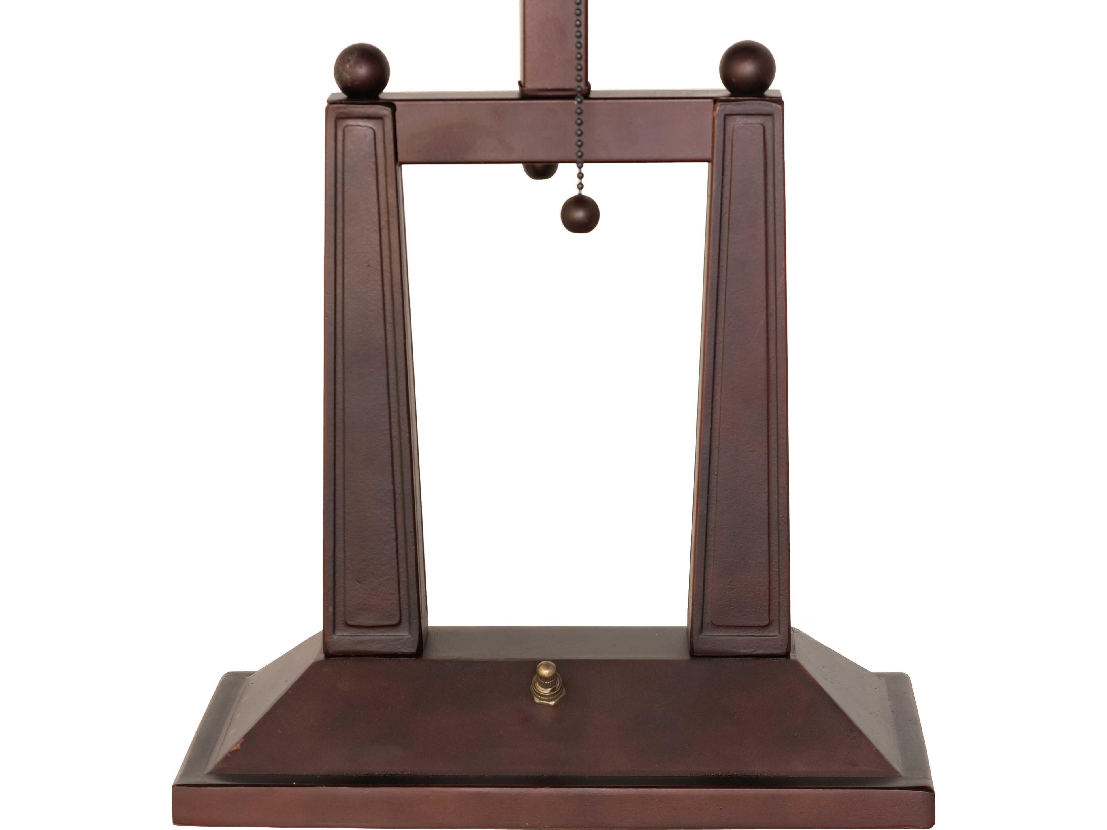 Meyda Mission Bronze Table Lamp