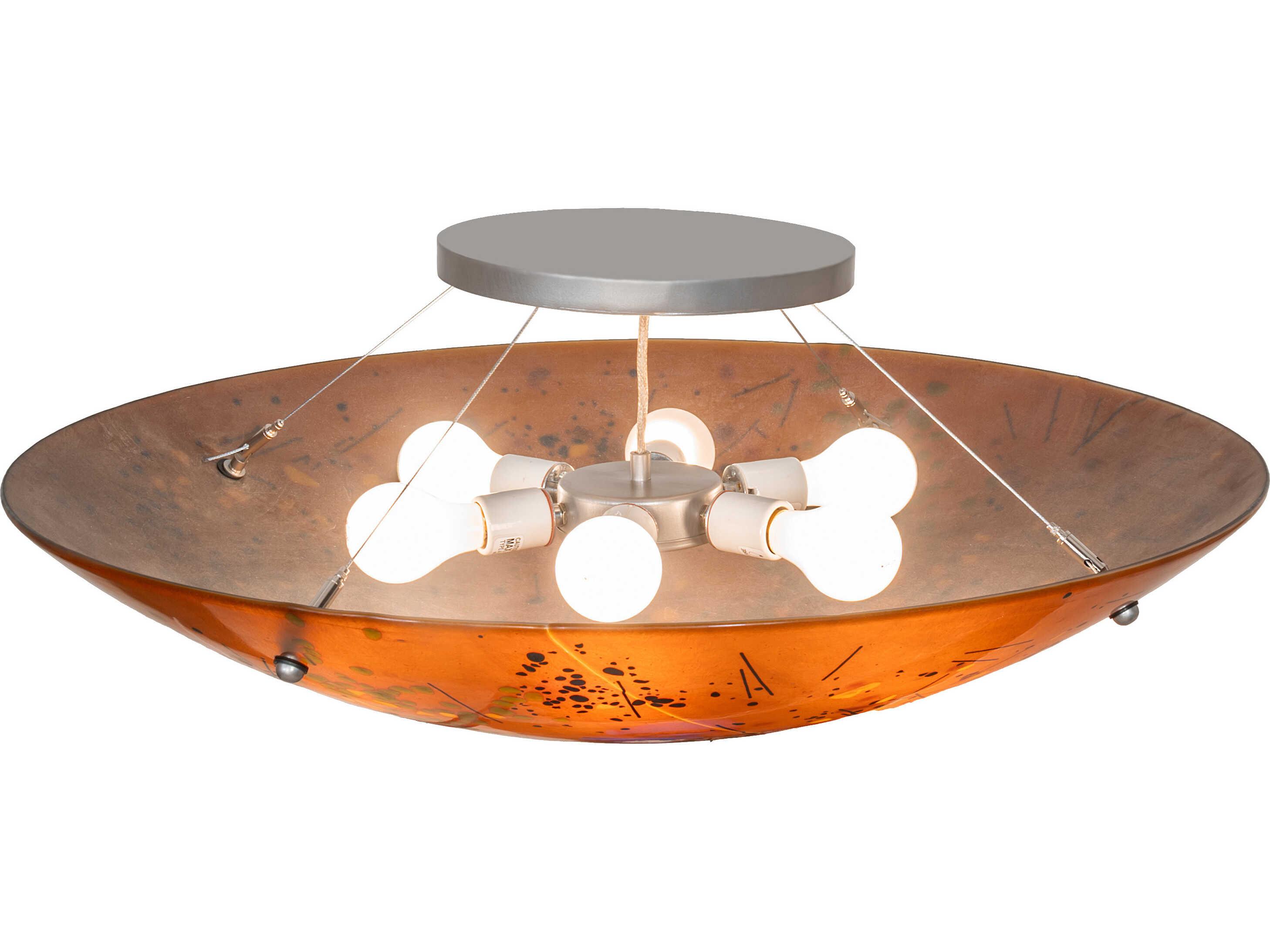 Meyda Metro Fusion 6-Light Steel Flush Mount