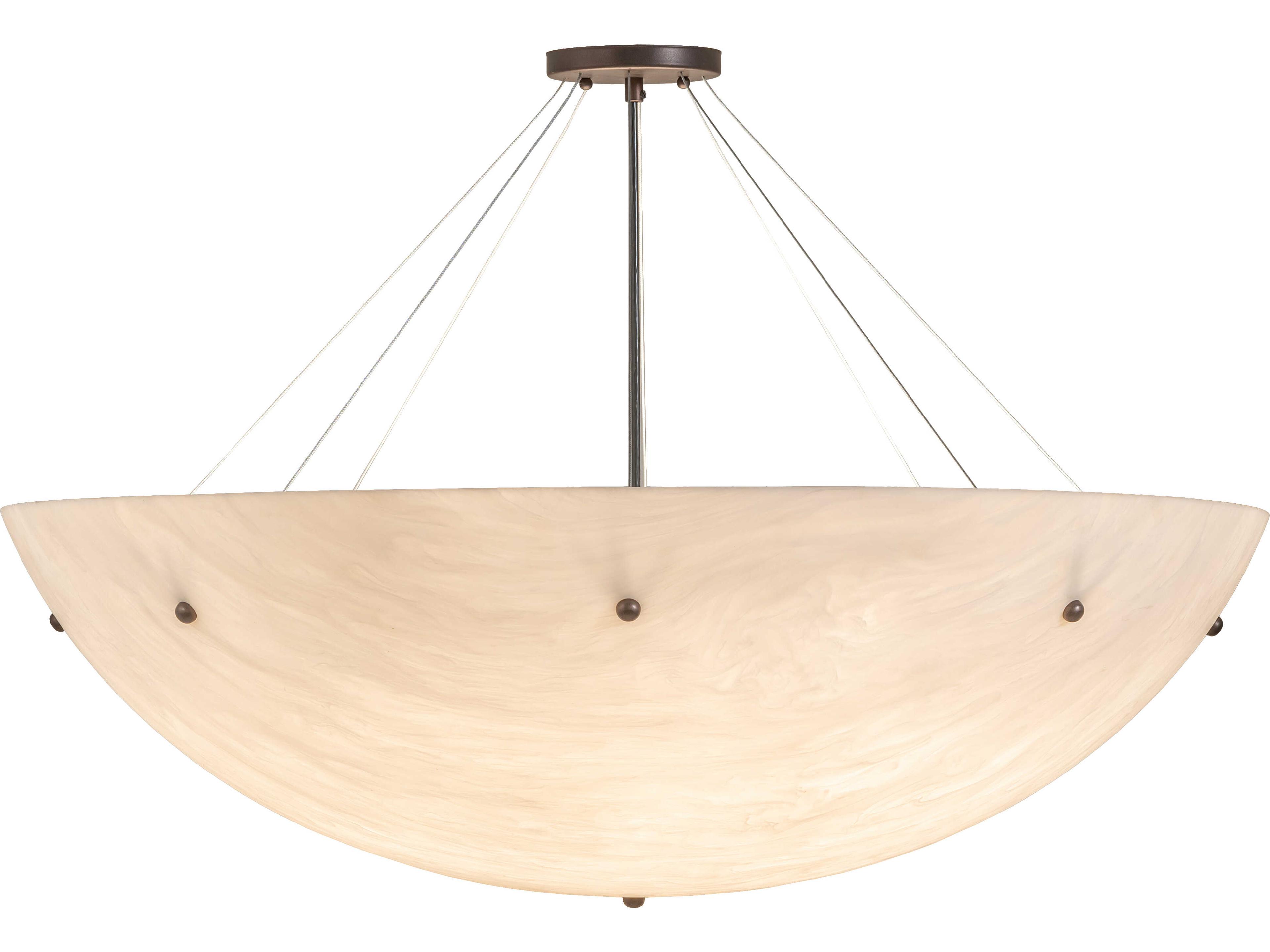 Meyda Cypola 6-Light Fleshtone Idalight Bronze Pendant
