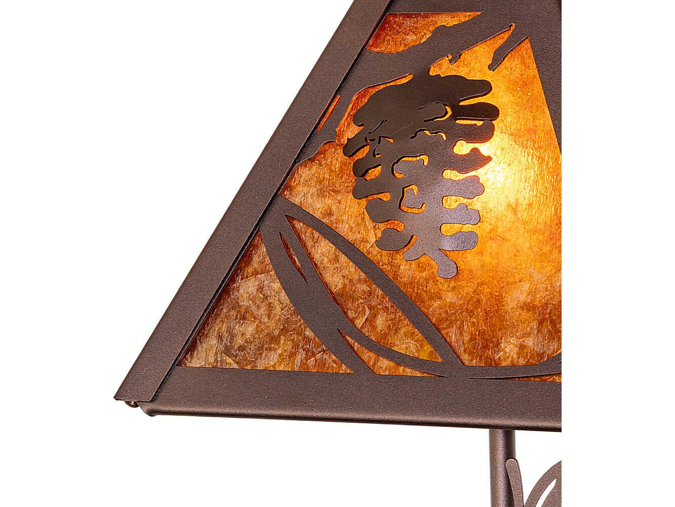 Meyda Whispering Pines Bronze Traditional Table Lamp