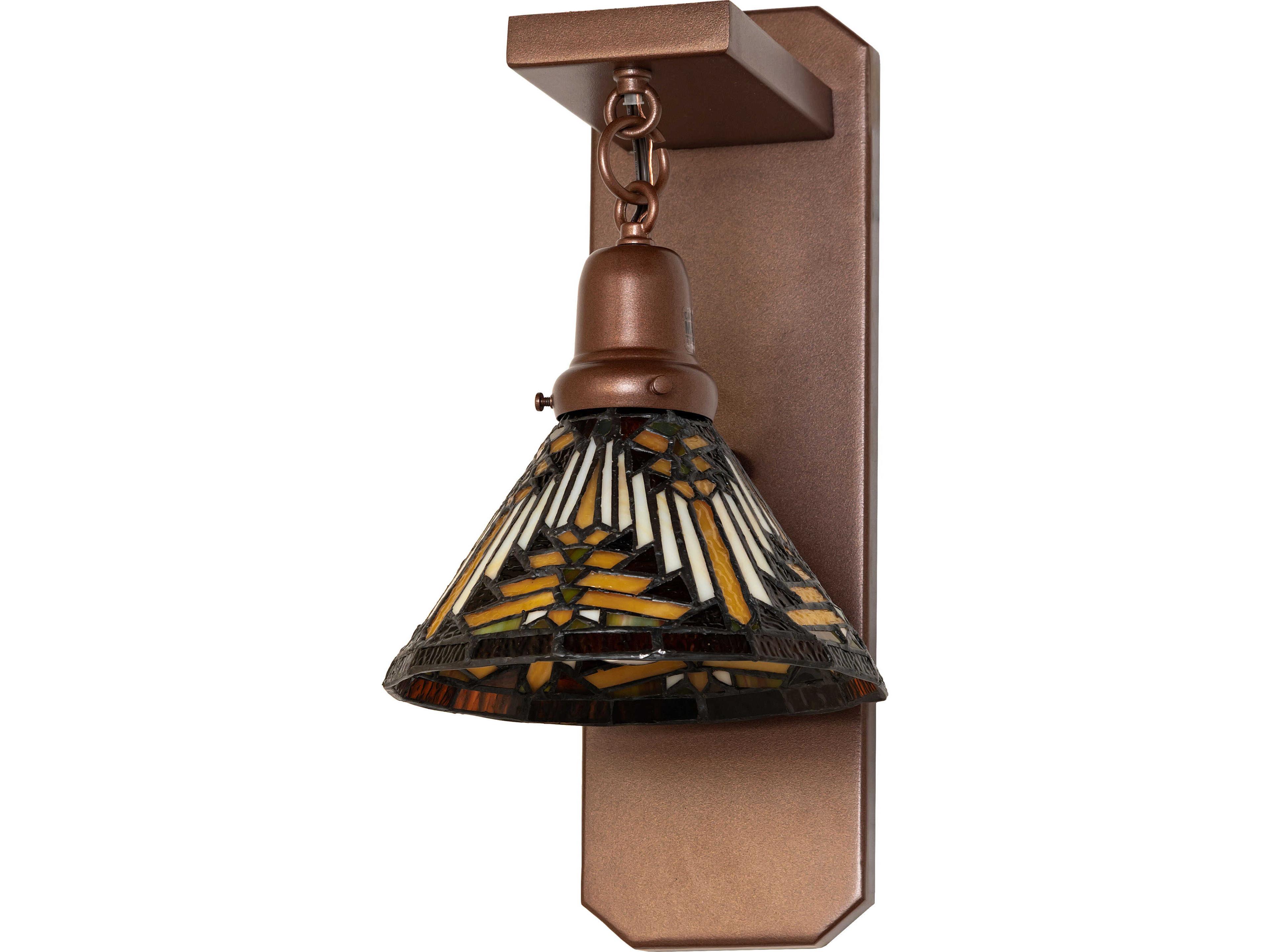 Meyda Nuevo 1-Light Bronze Traditional Wall Sconce