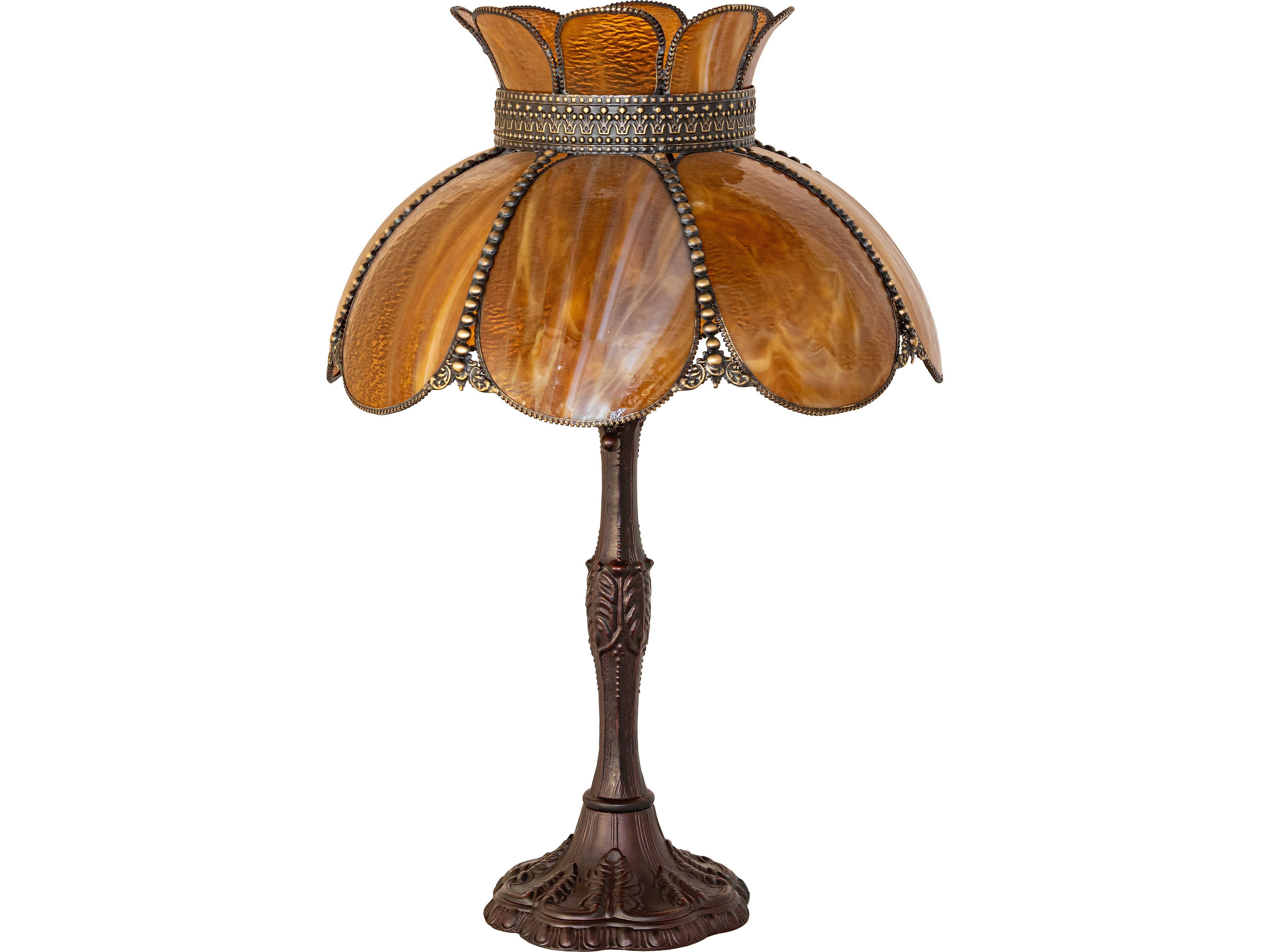 Meyda Annabelle Brown Traditional Buffet Lamp