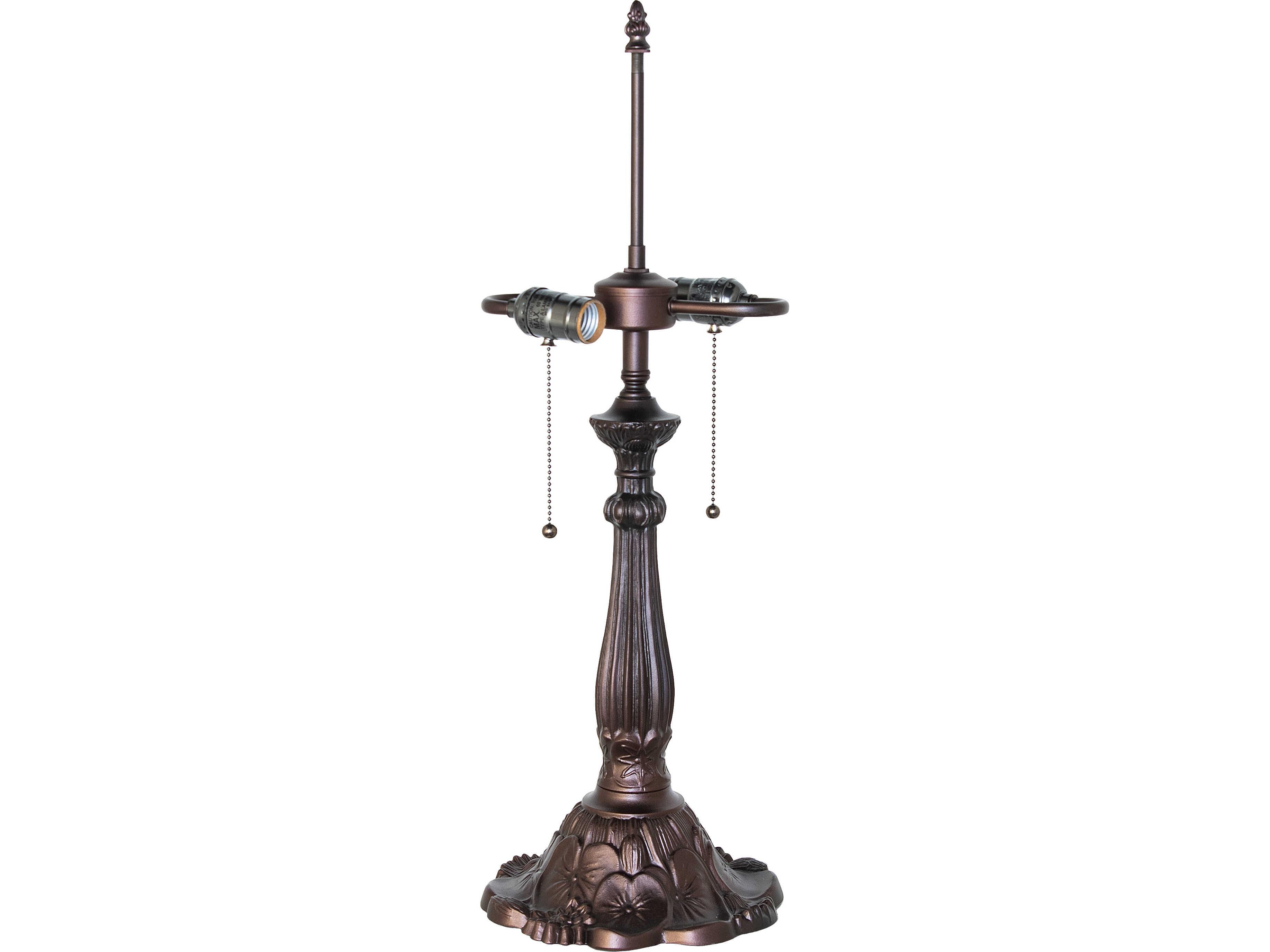 Meyda Annabelle Brown Traditional Buffet Lamp