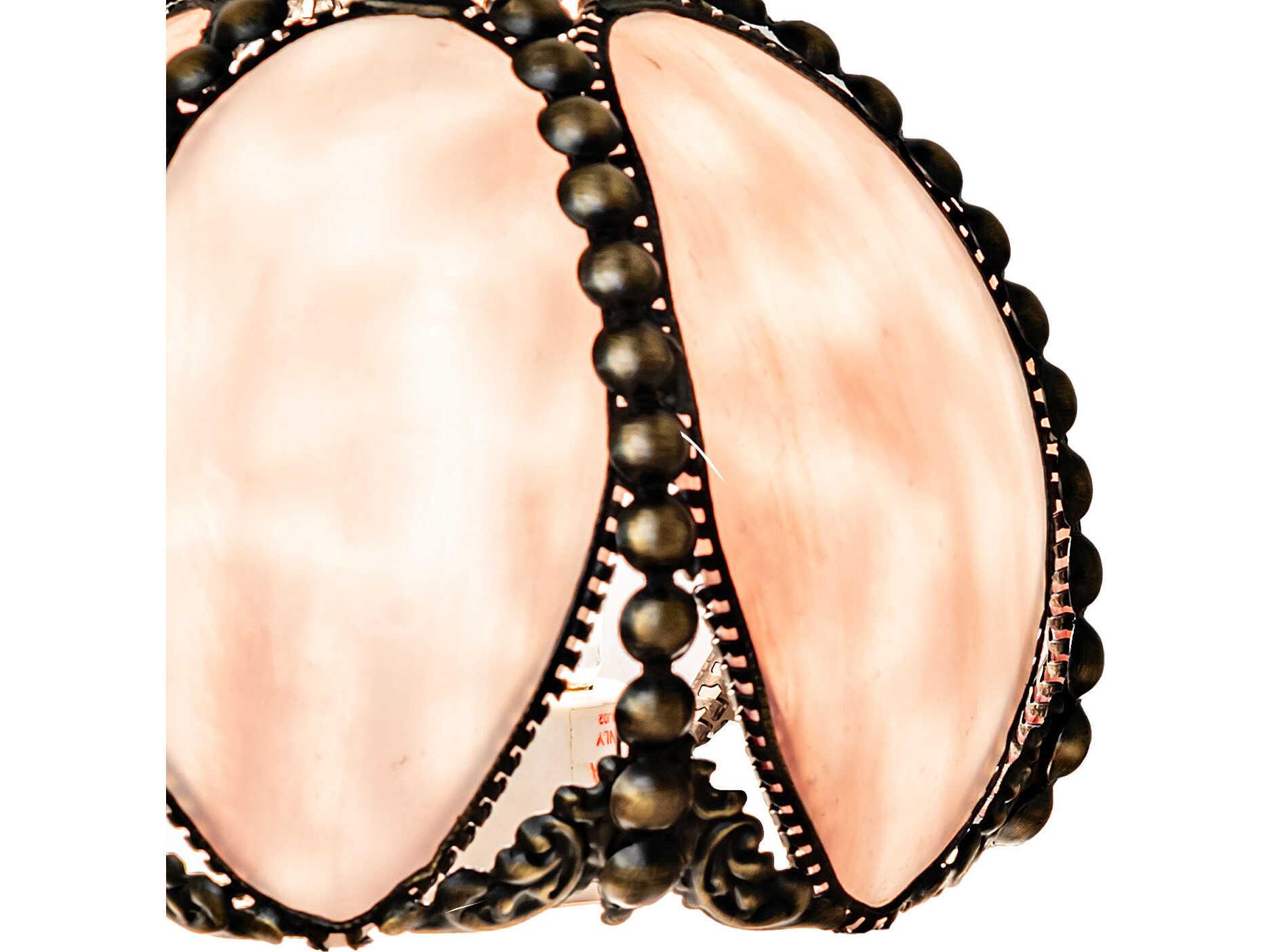 Meyda Petal Bud Lilac Art Glass