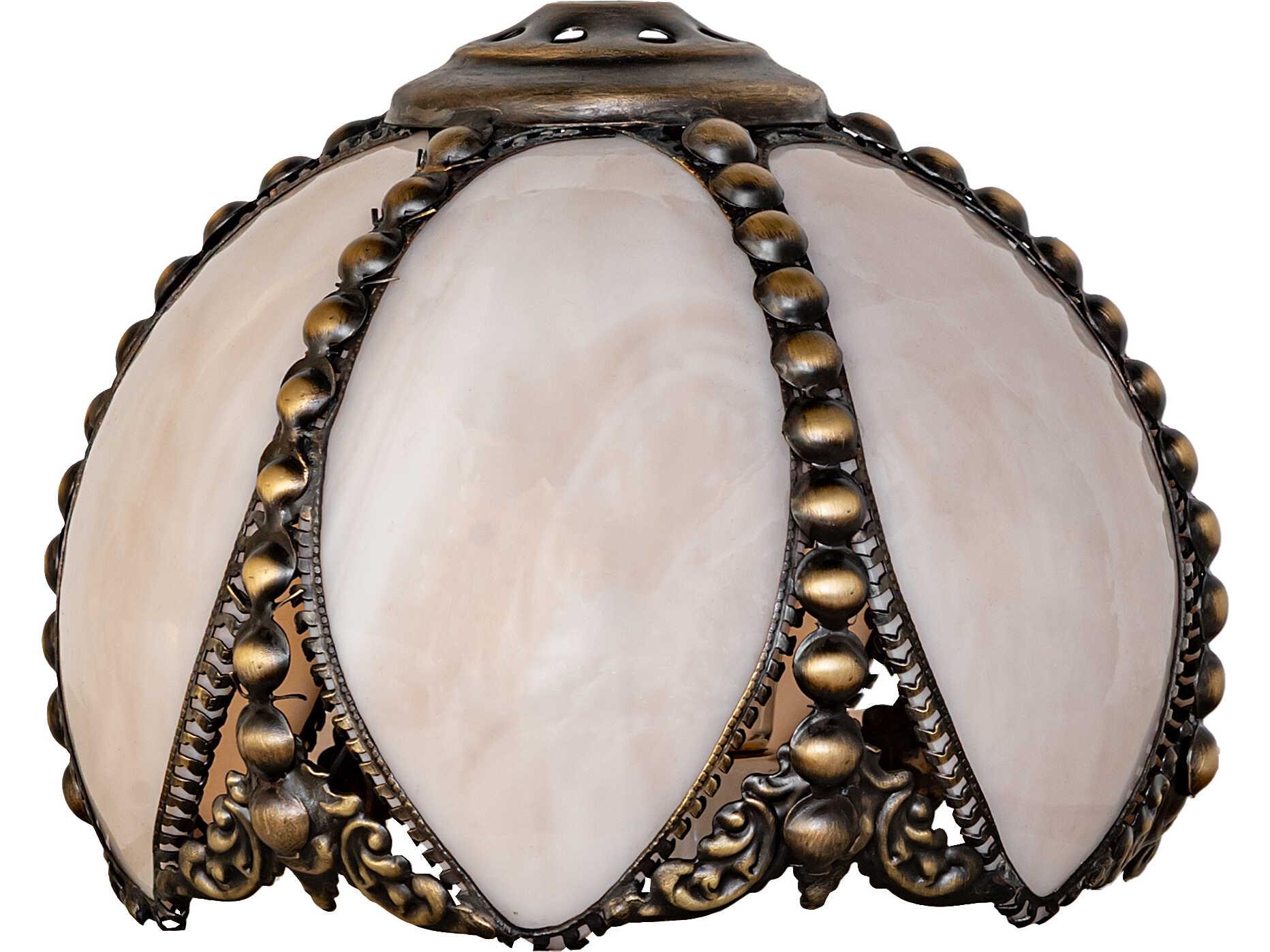 Meyda Petal Bud Peach Art Glass