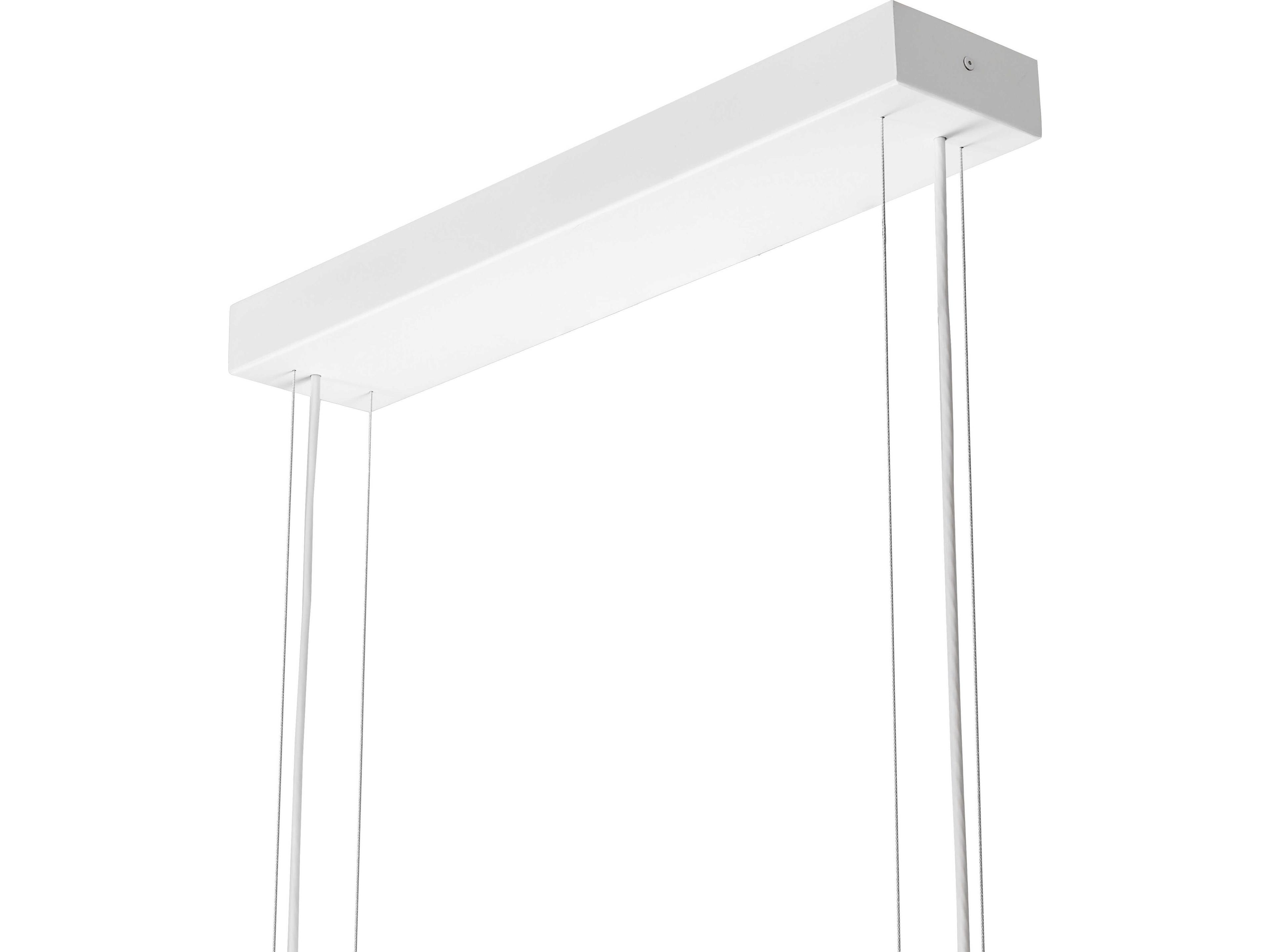 Meyda Alba Contrail Mist Steel Linear Island Pendant