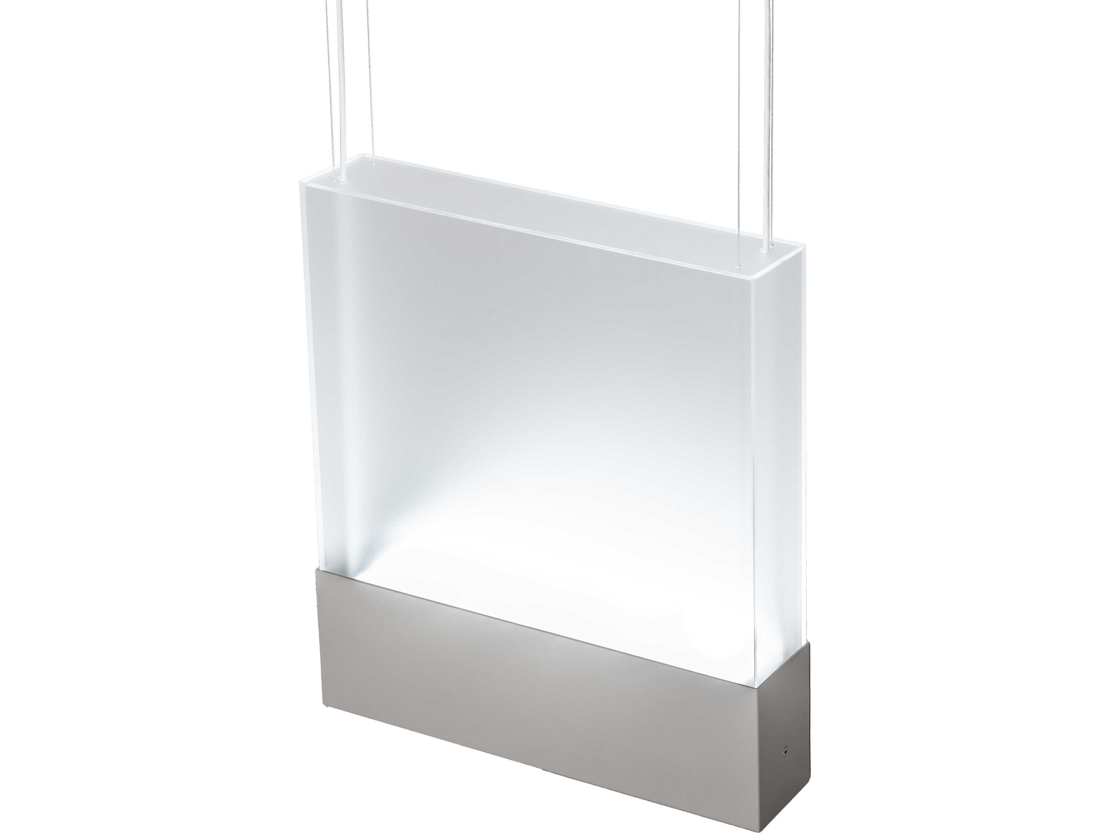 Meyda Alba Contrail Mist Steel Linear Island Pendant