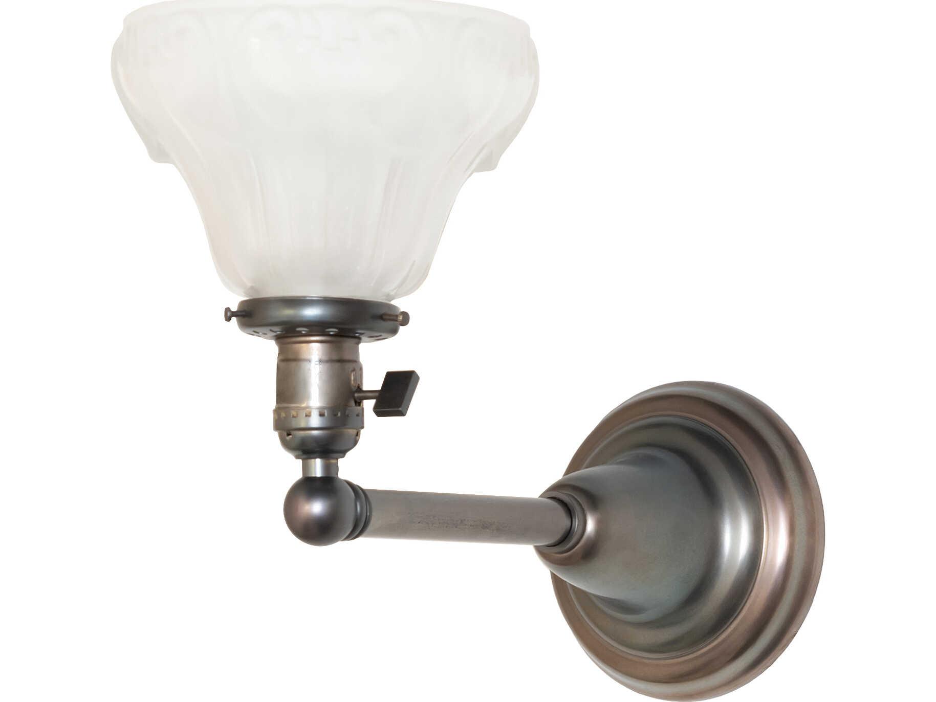 Meyda Revival 1-Light Bronze Traditional Wall Sconce