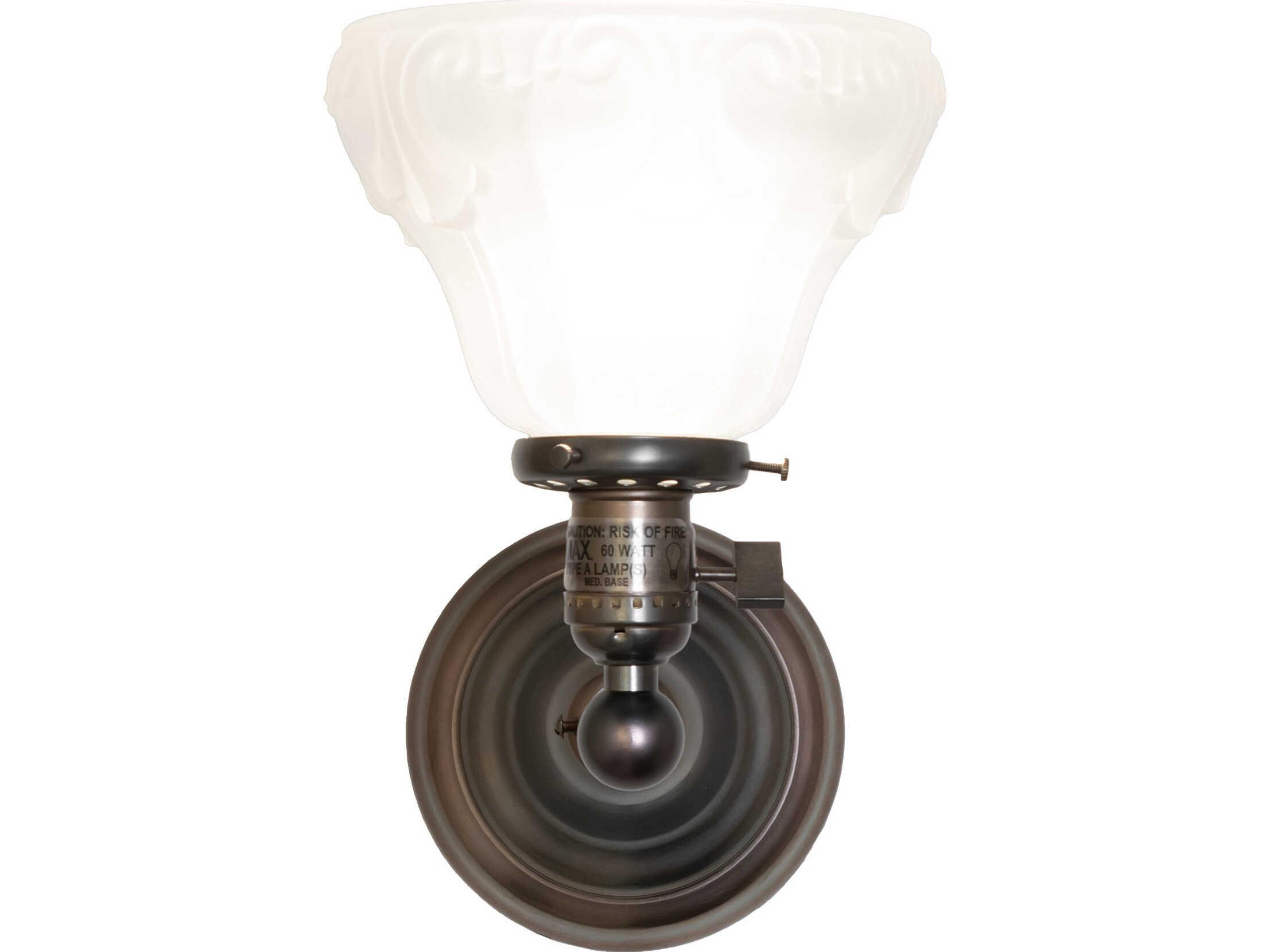 Meyda Revival 1-Light Bronze Traditional Wall Sconce