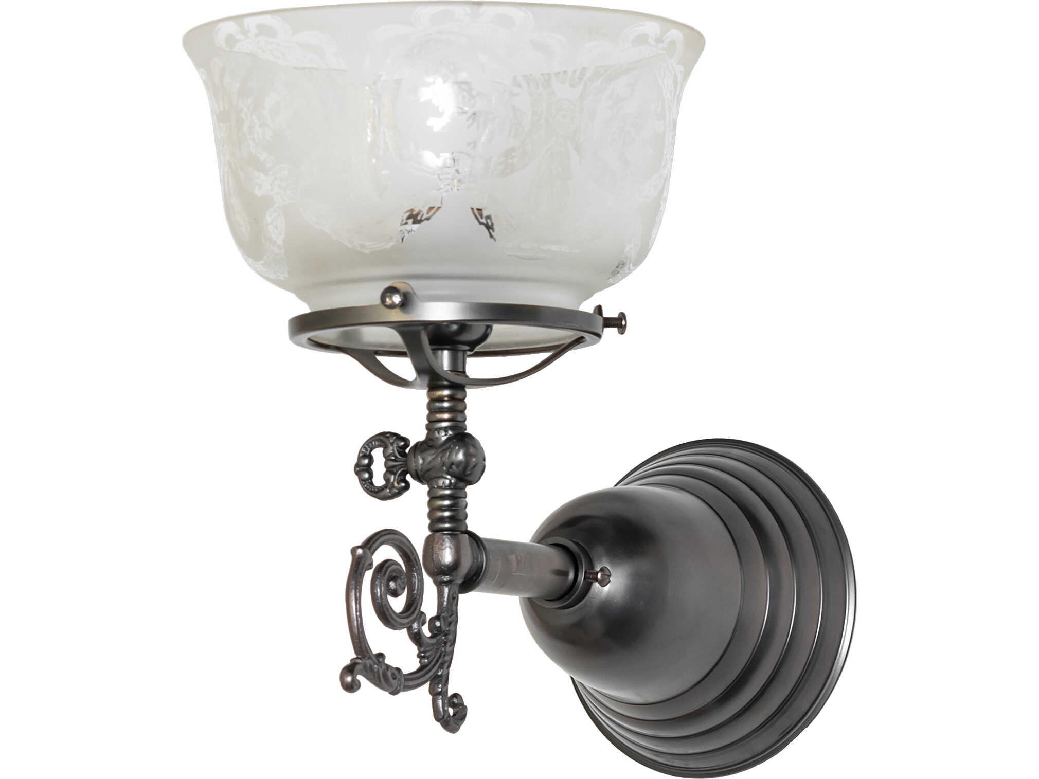 Meyda Revival 1-Light Bronze Traditional Wall Sconce