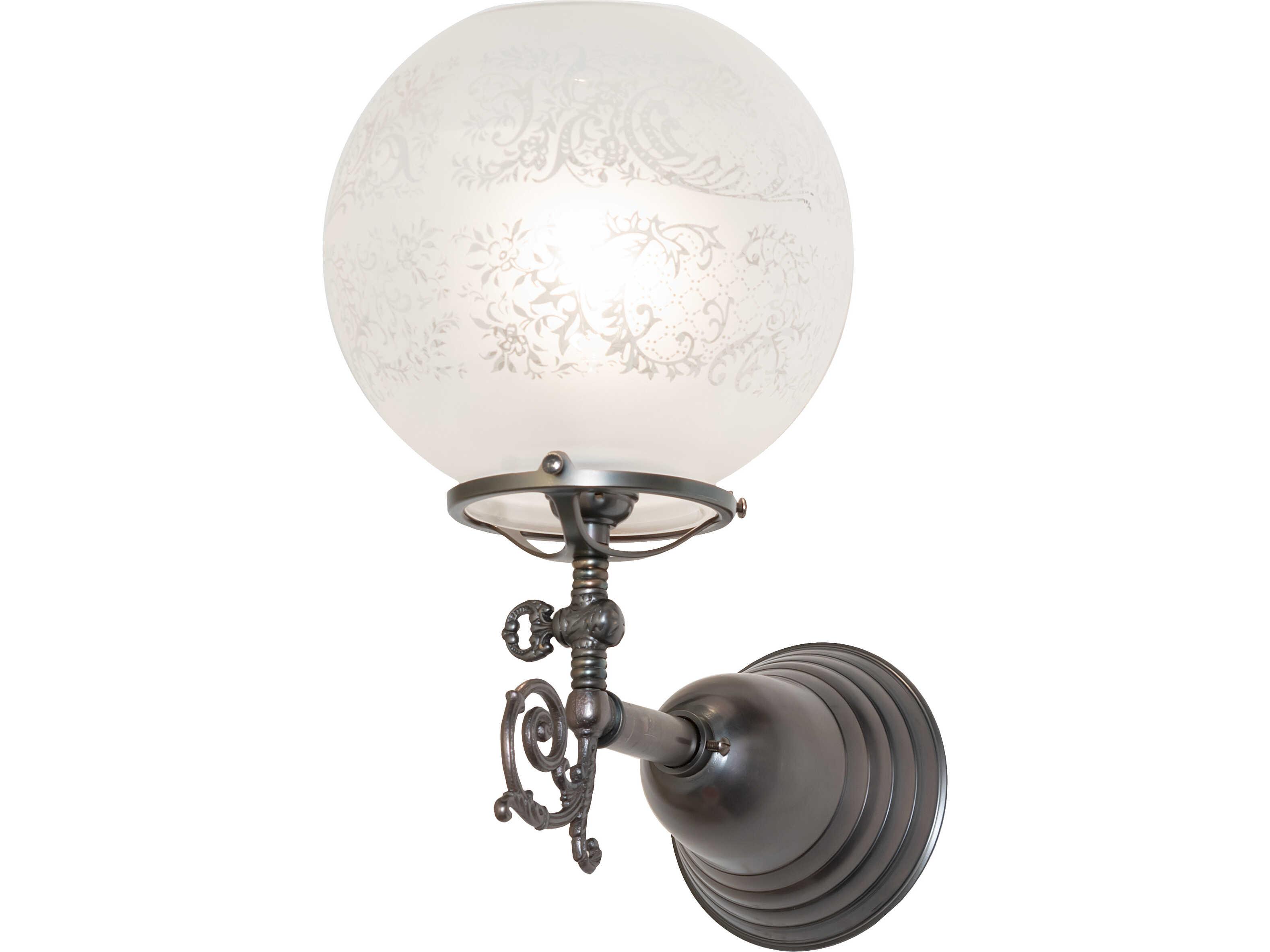 Meyda Revival 1-Light Bronze Traditional Wall Sconce