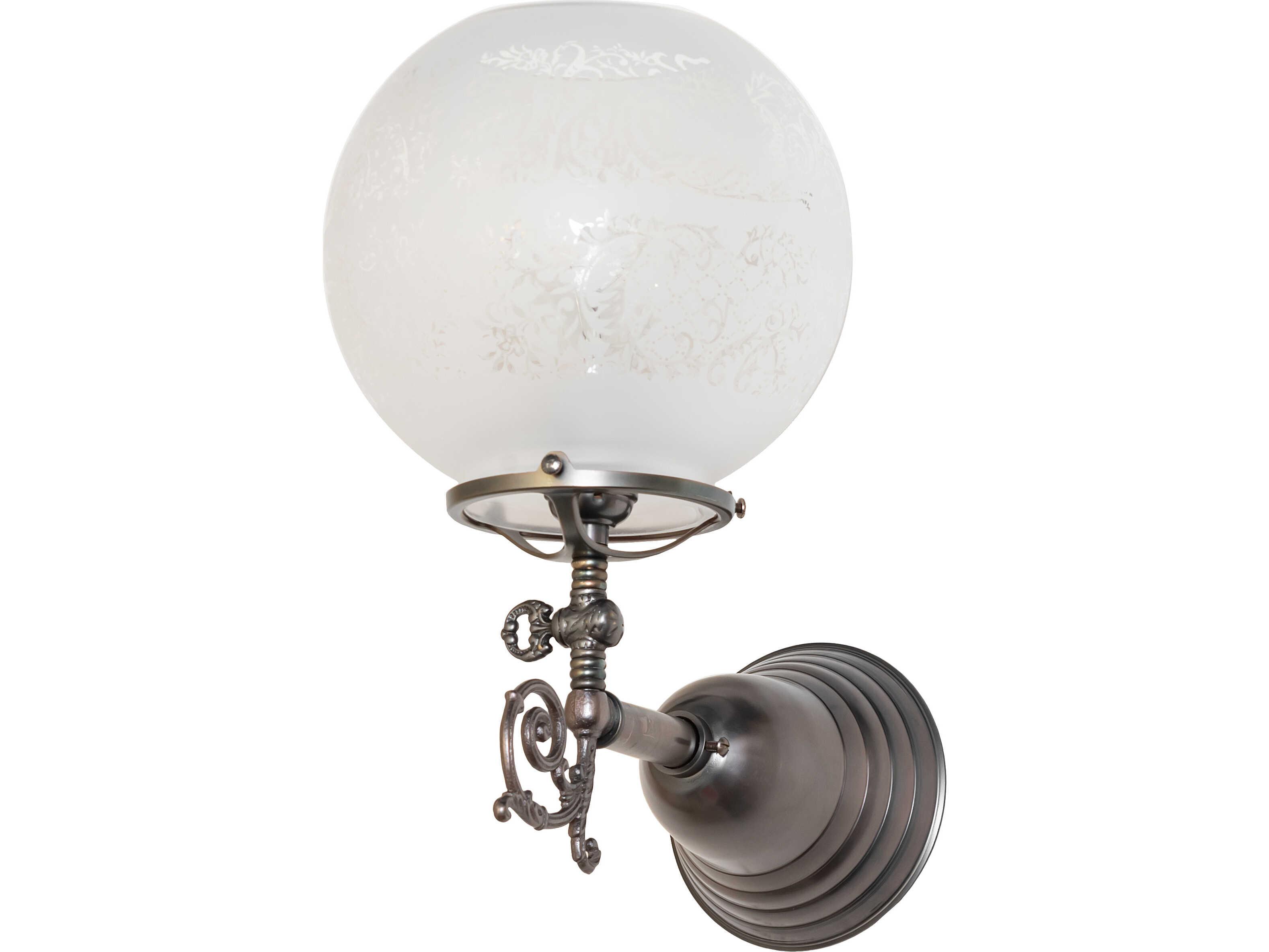 Meyda Revival 1-Light Bronze Traditional Wall Sconce