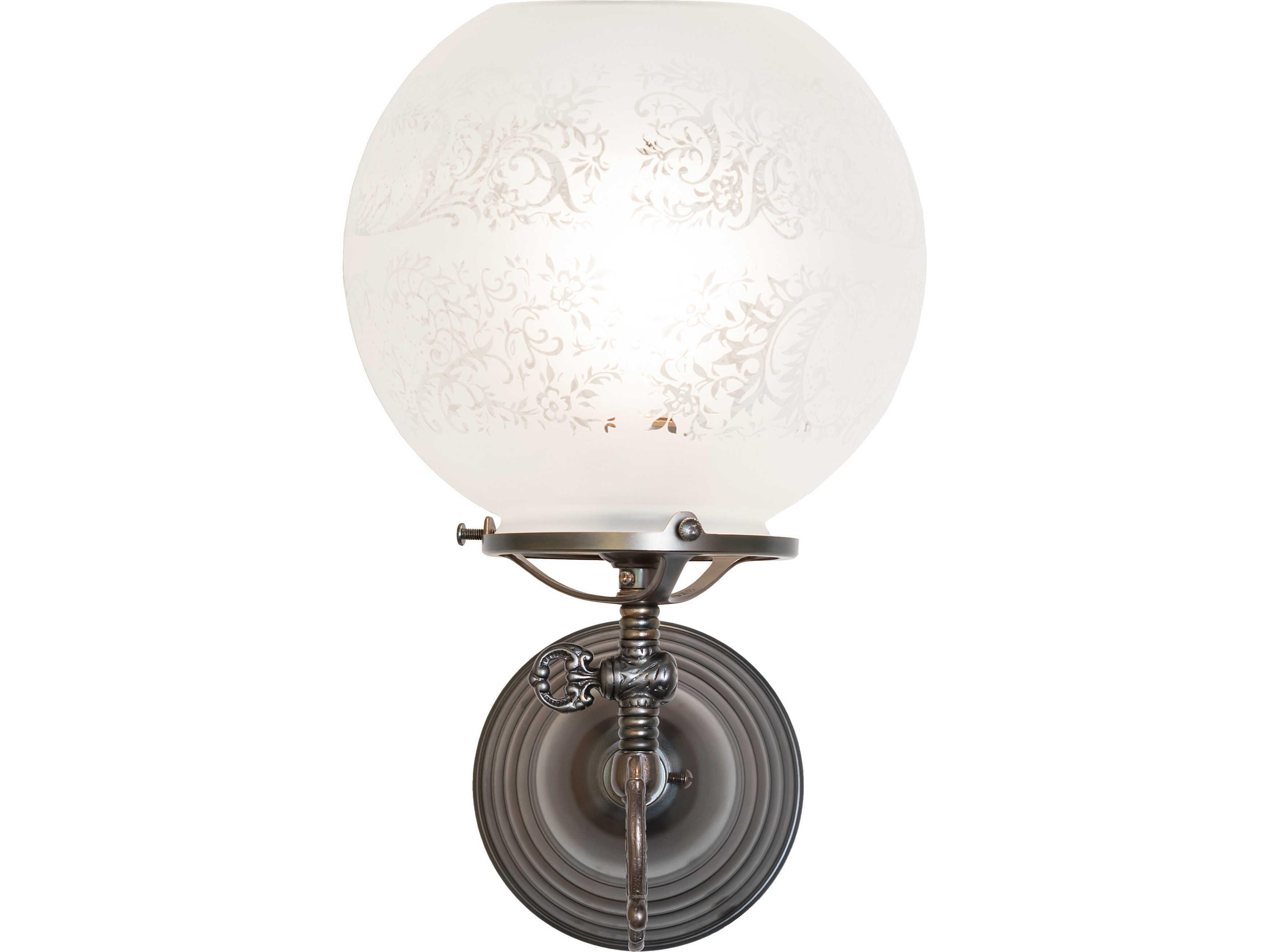 Meyda Revival 1-Light Bronze Traditional Wall Sconce