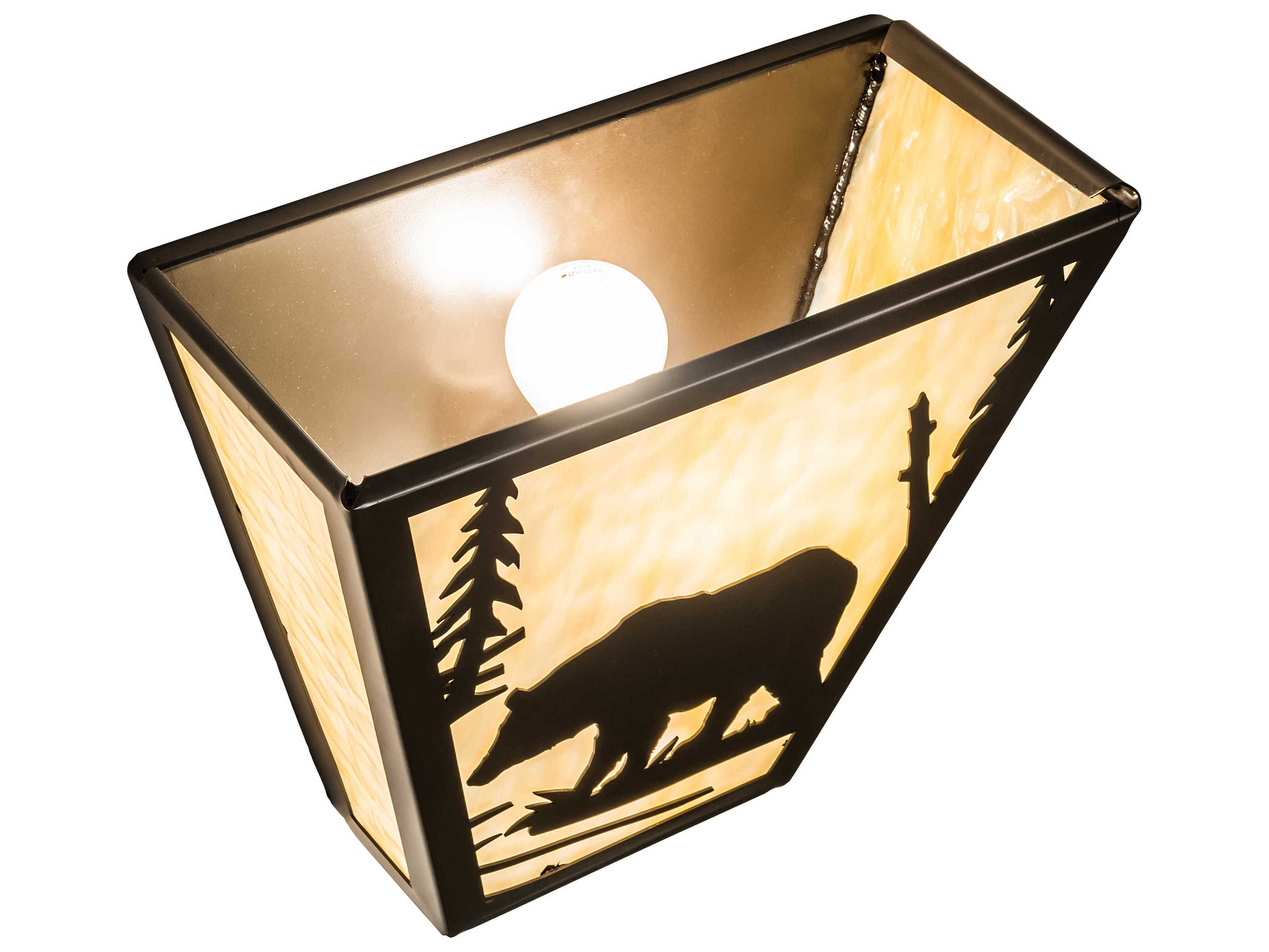 Meyda Bear Creek 2-Light Timeless Bronze Wall Sconce