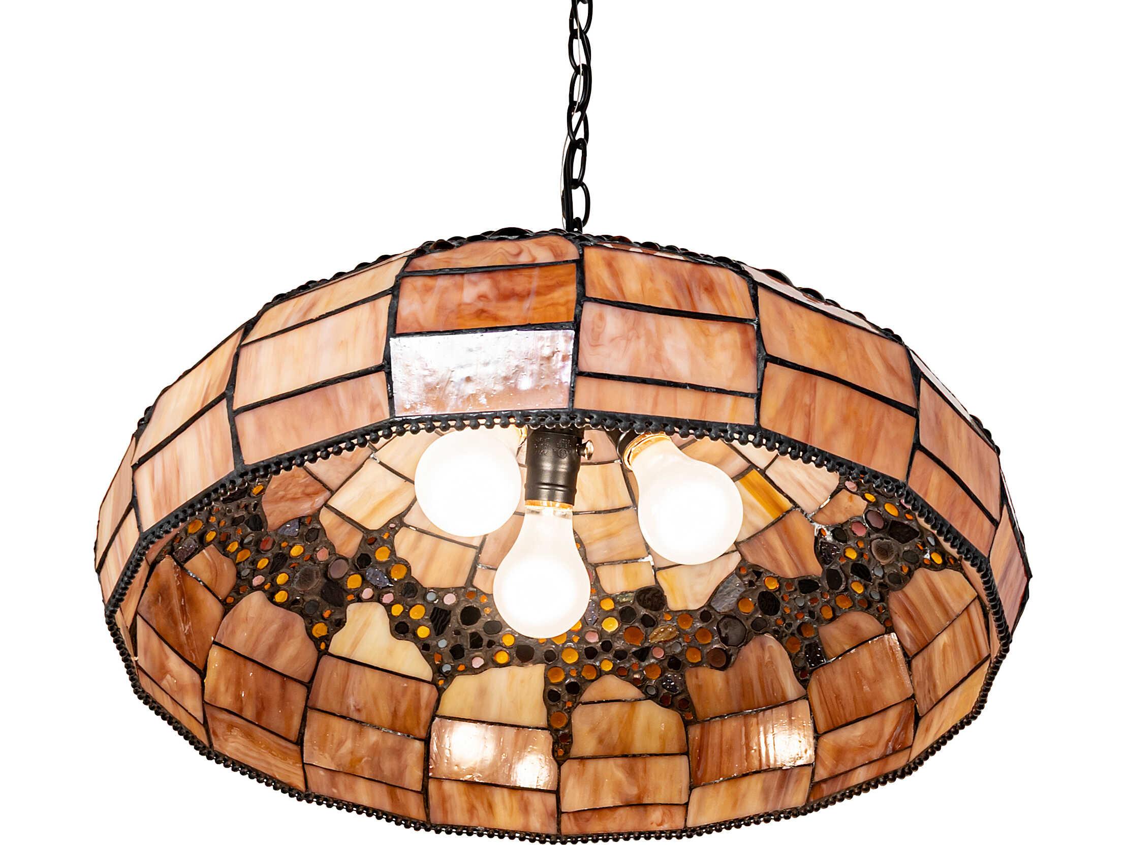 Meyda Concord 3-Light Black Traditional Pendant